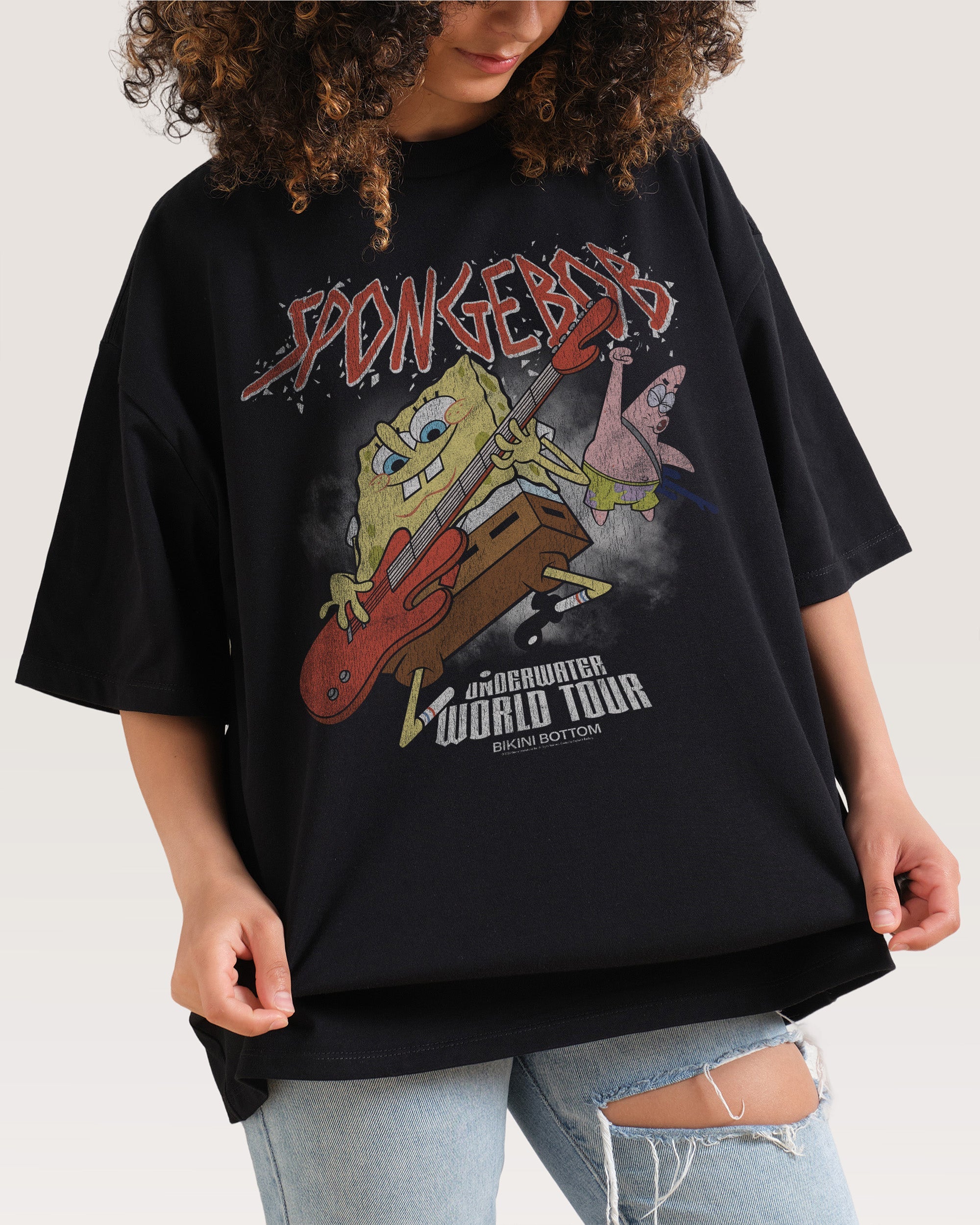 Spongebob’s World Tour Oversized Tee