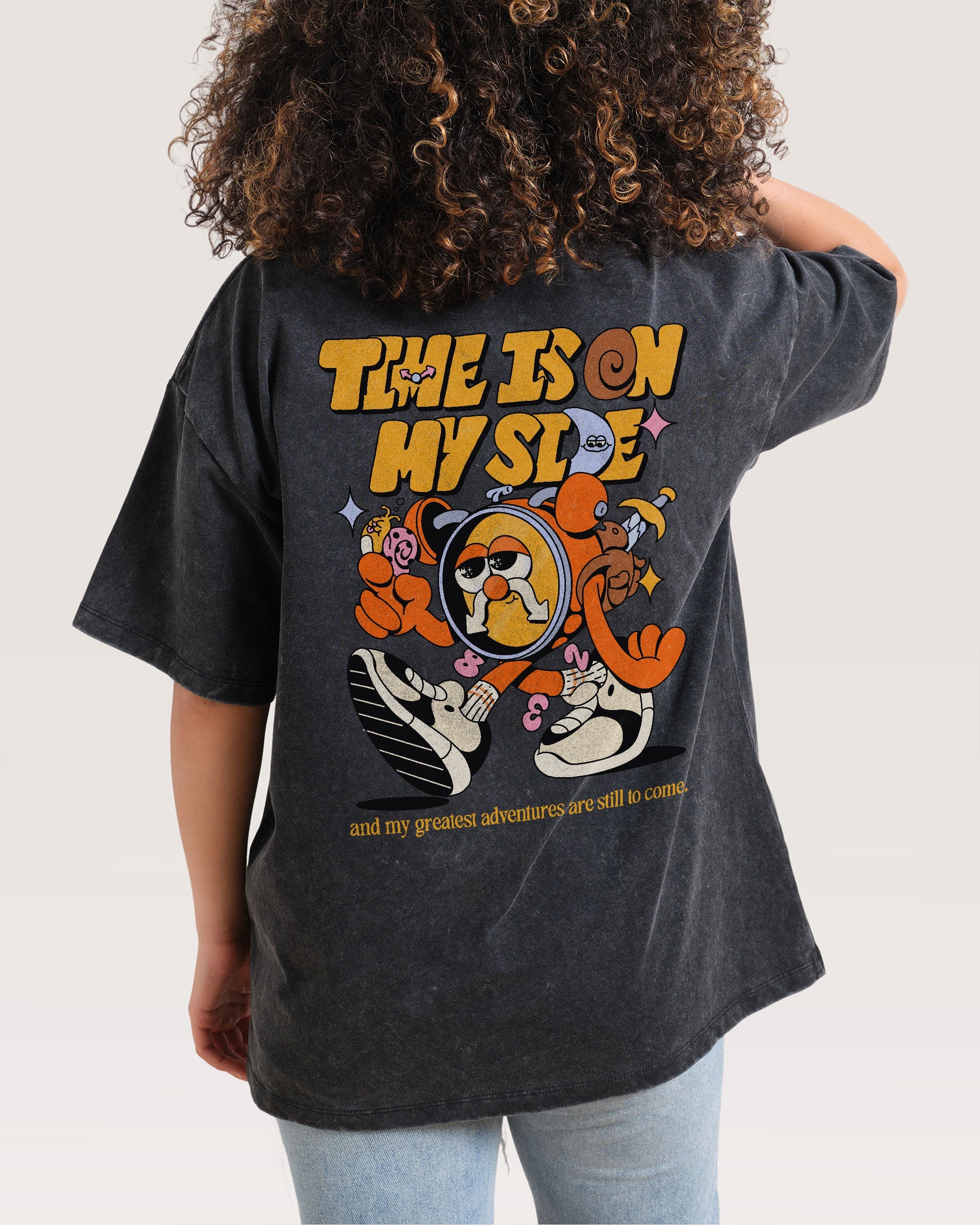 Time is on My Side Front and Back Wash Tee