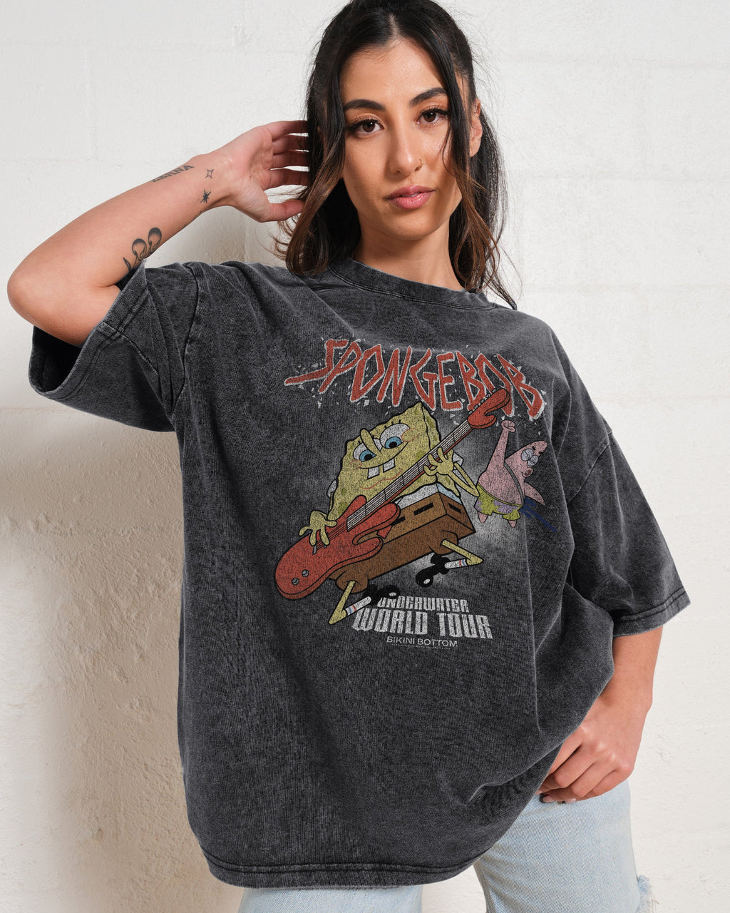 Spongebob’s World Tour Wash Tee