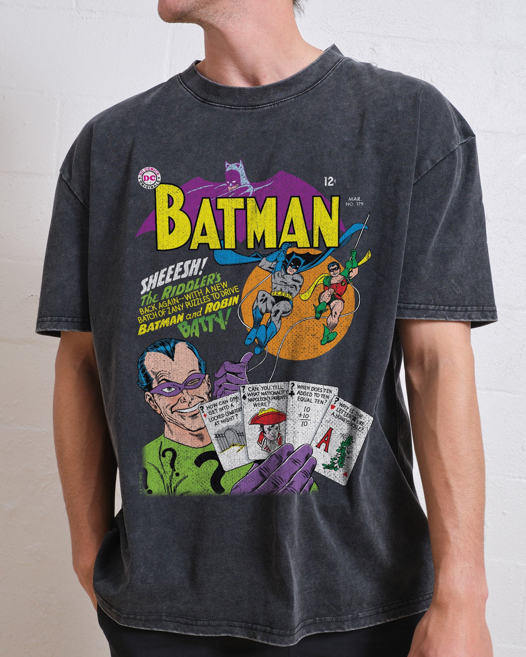 The Riddler's Back Again Wash Tee