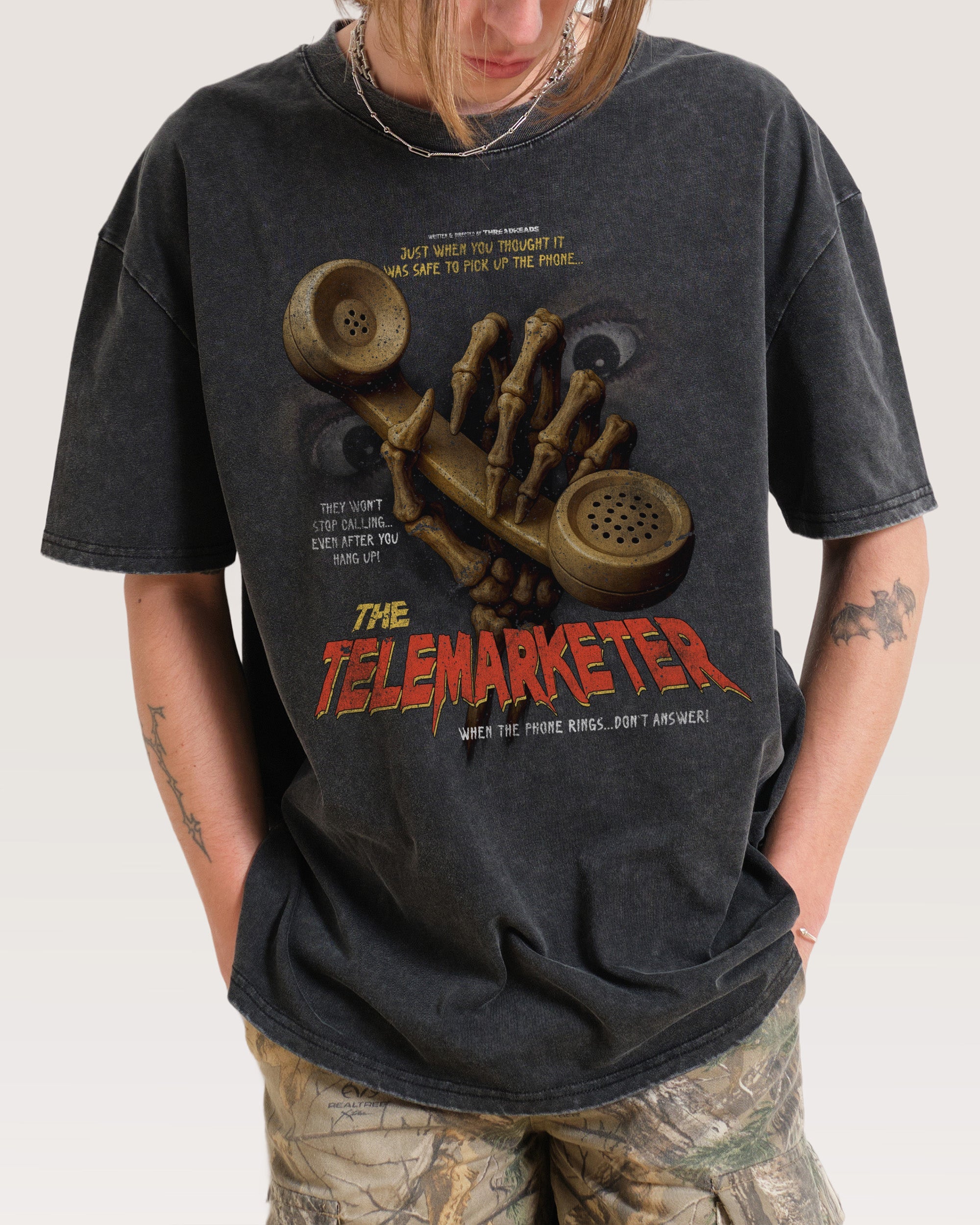 The Telemarketer Wash Tee