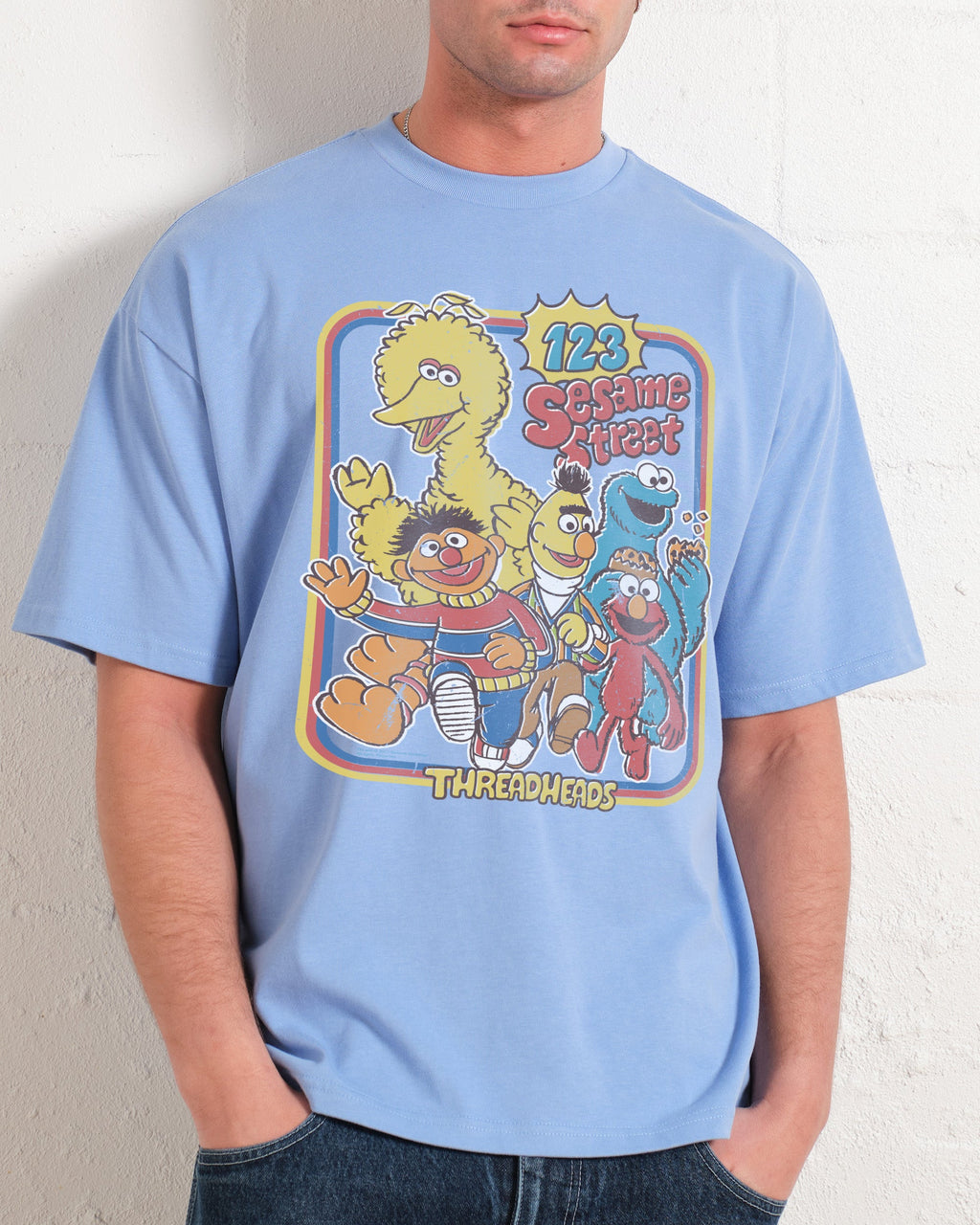 123 Sesame St Oversized Tee