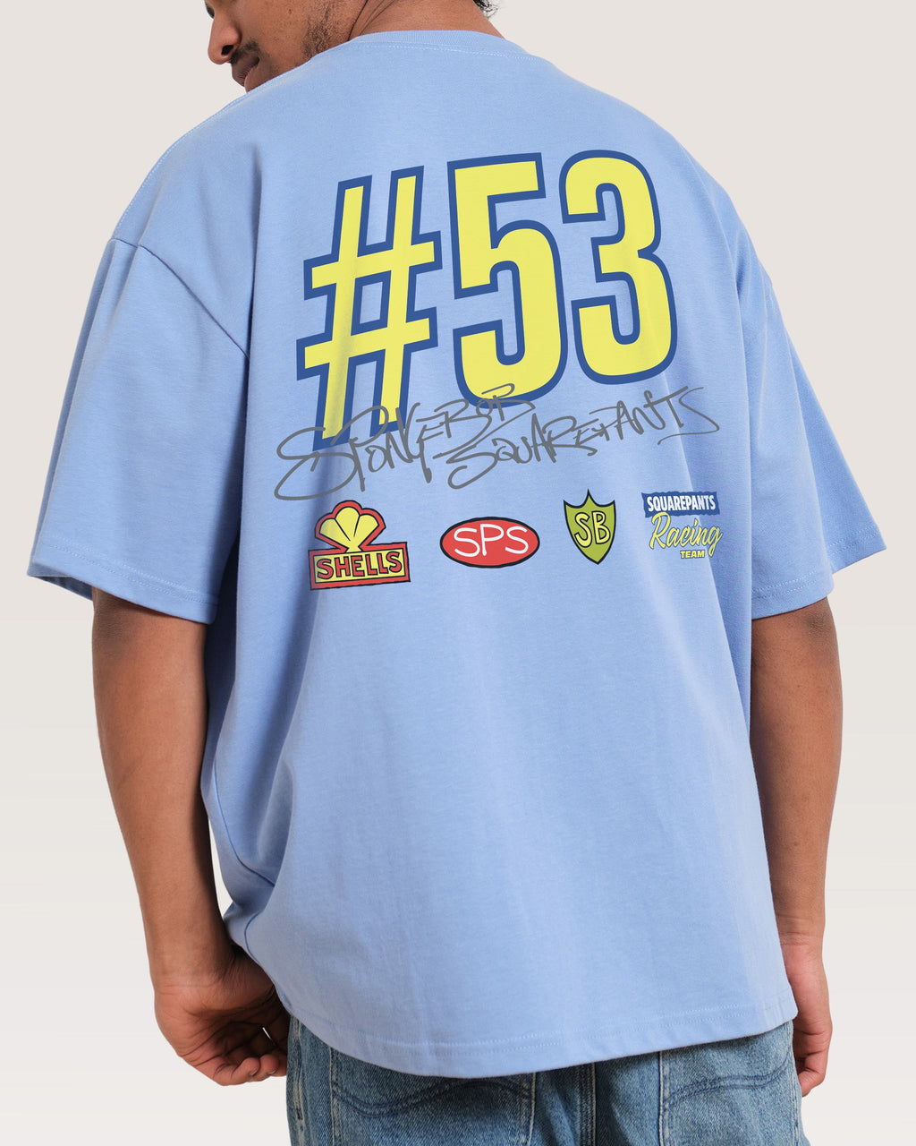 Spongebob Racing Oversized Tee