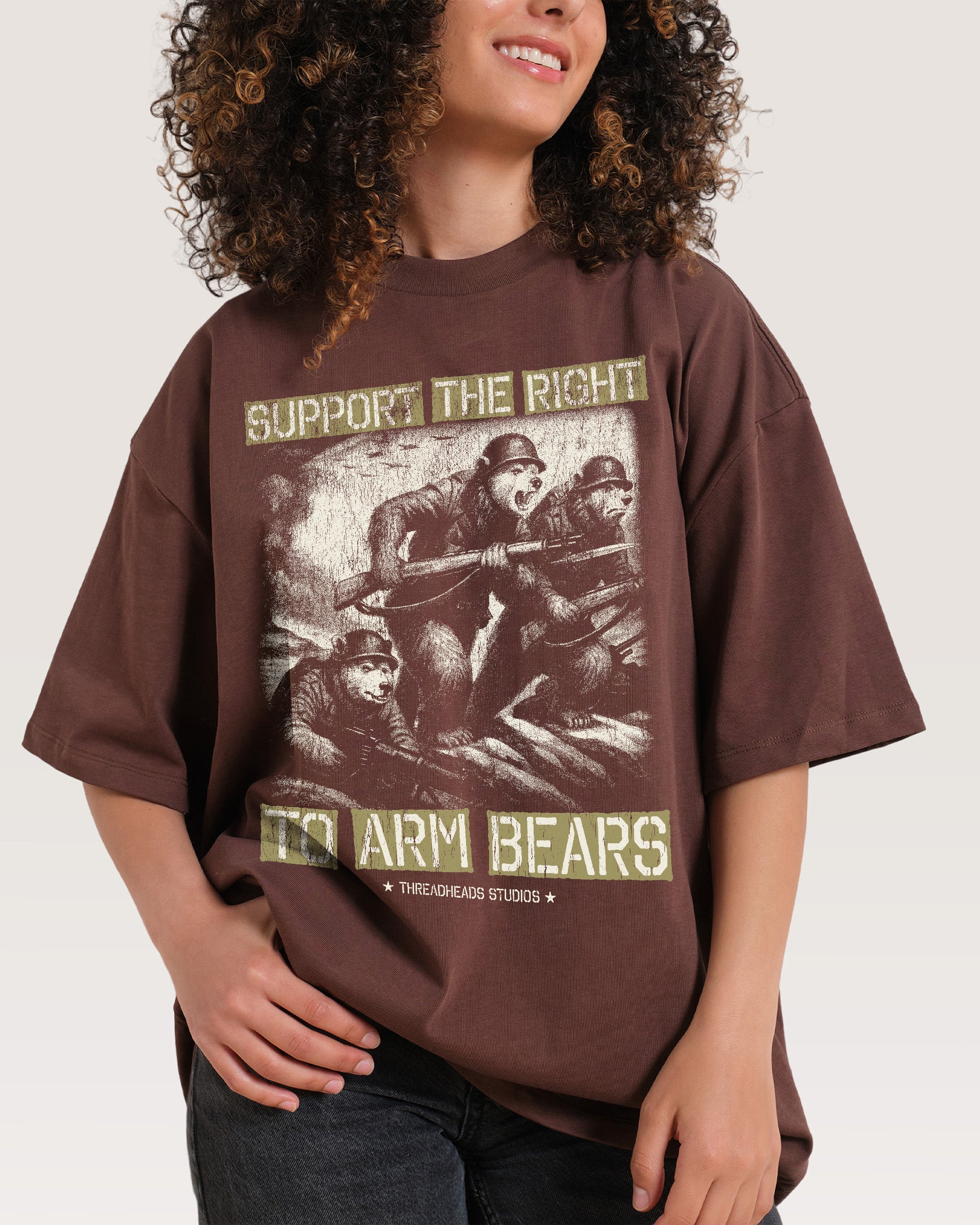 Arm Bears Oversized Tee