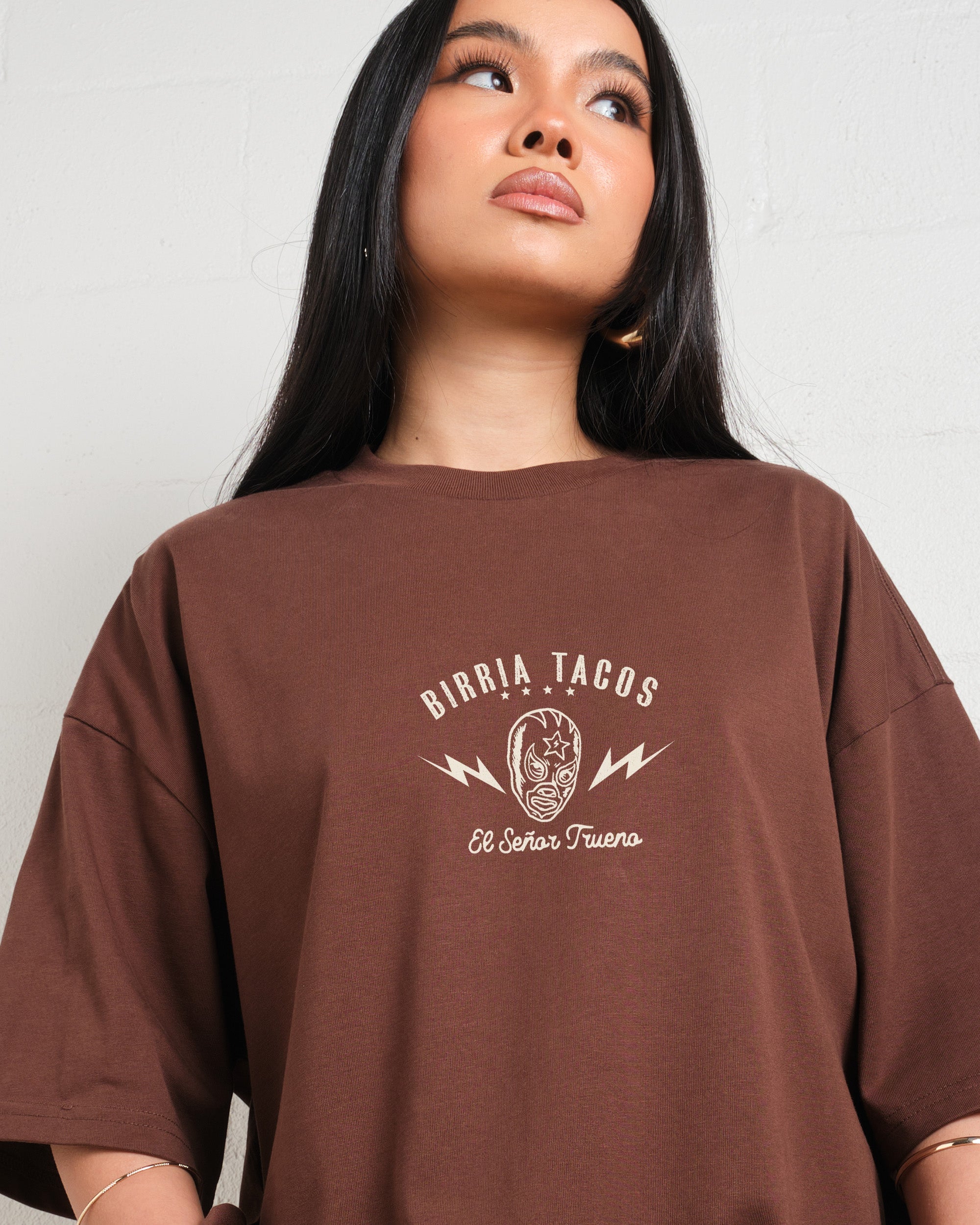 Birria Tacos El Senor Trueno Oversized Tee