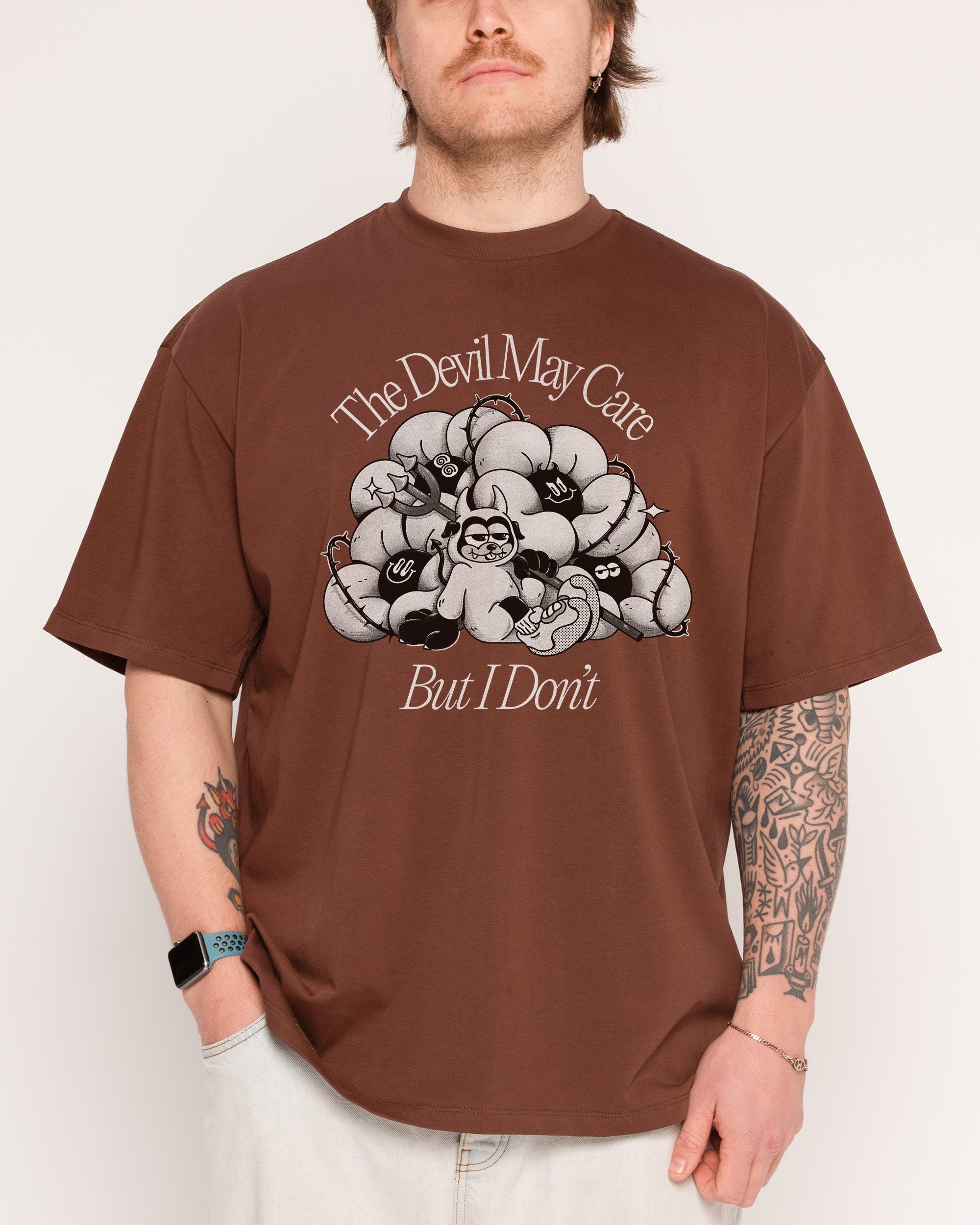 Devil May Care Oversized Tee