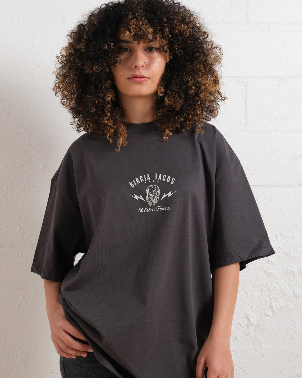 Birria Tacos El Senor Trueno Oversized Tee
