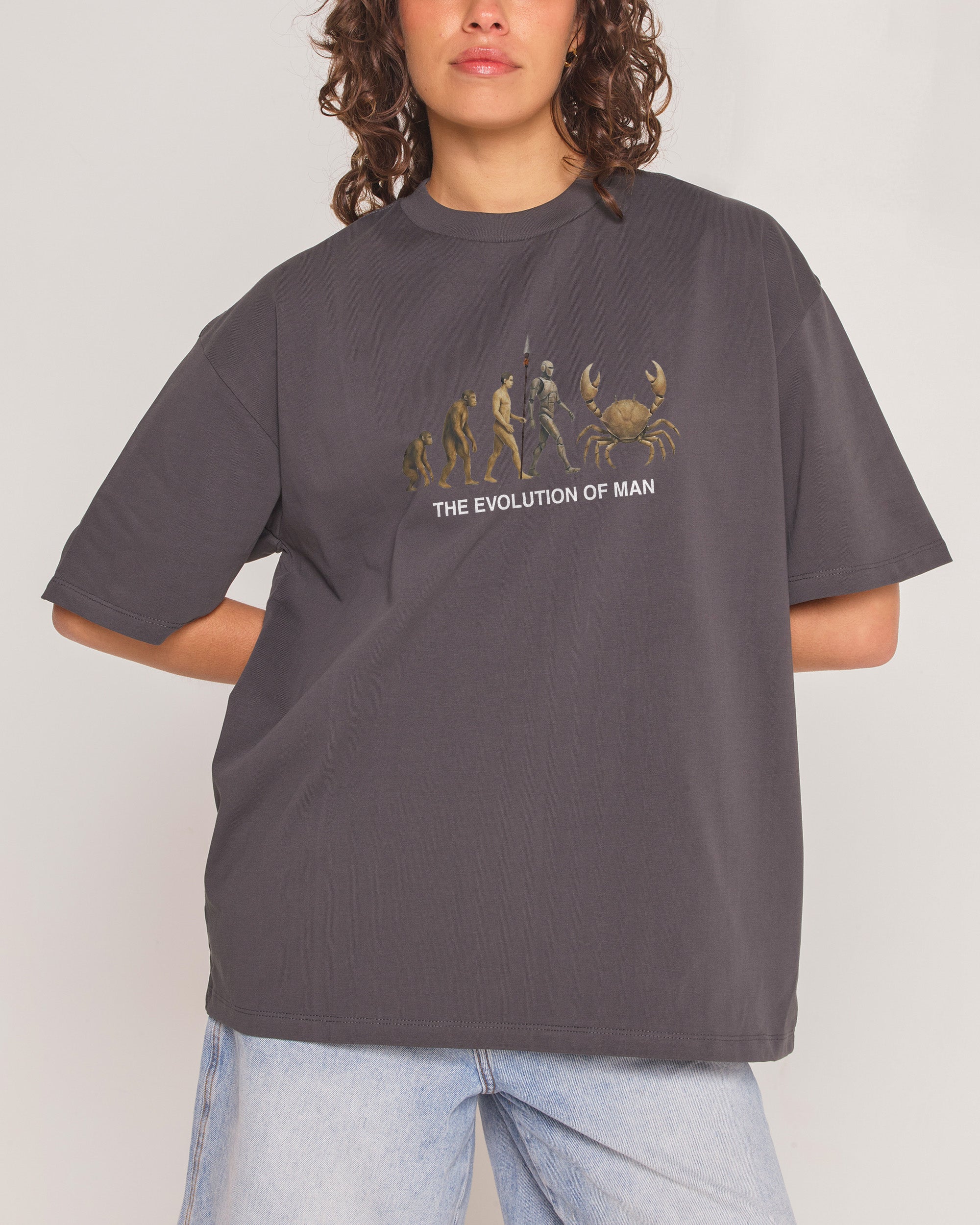 Evolution of Man Oversized Tee