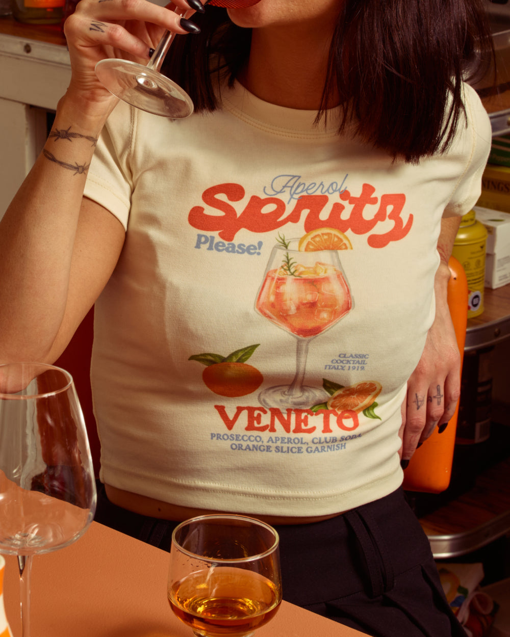 Aperol Spritz Baby Tee