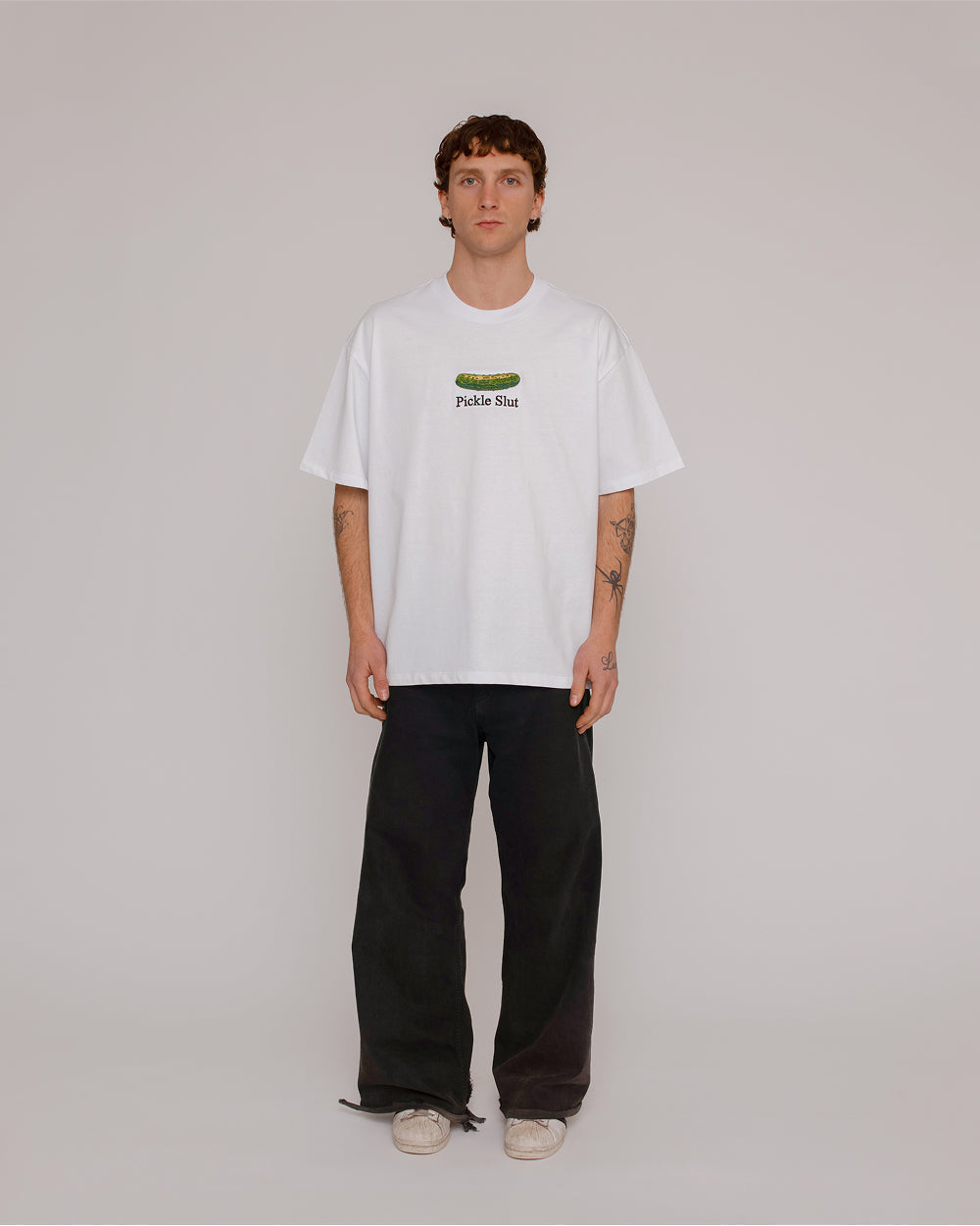 Pickle Slut Oversized Embroidered Tee