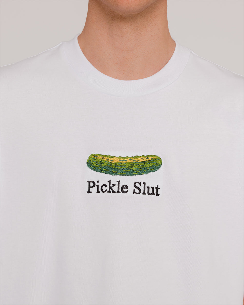 Pickle Slut Oversized Embroidered Tee