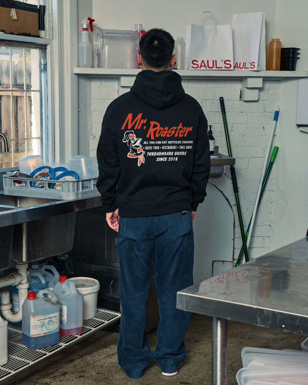 Mr. Roaster Fried Chicken Hoodie