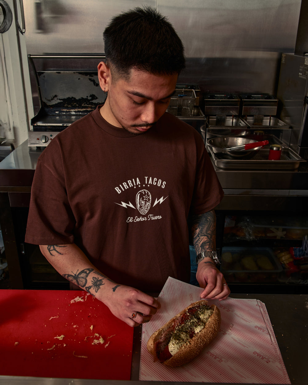 Birria Tacos El Senor Trueno Oversized Tee