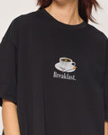 Breakfast Coffee Oversized Tee
