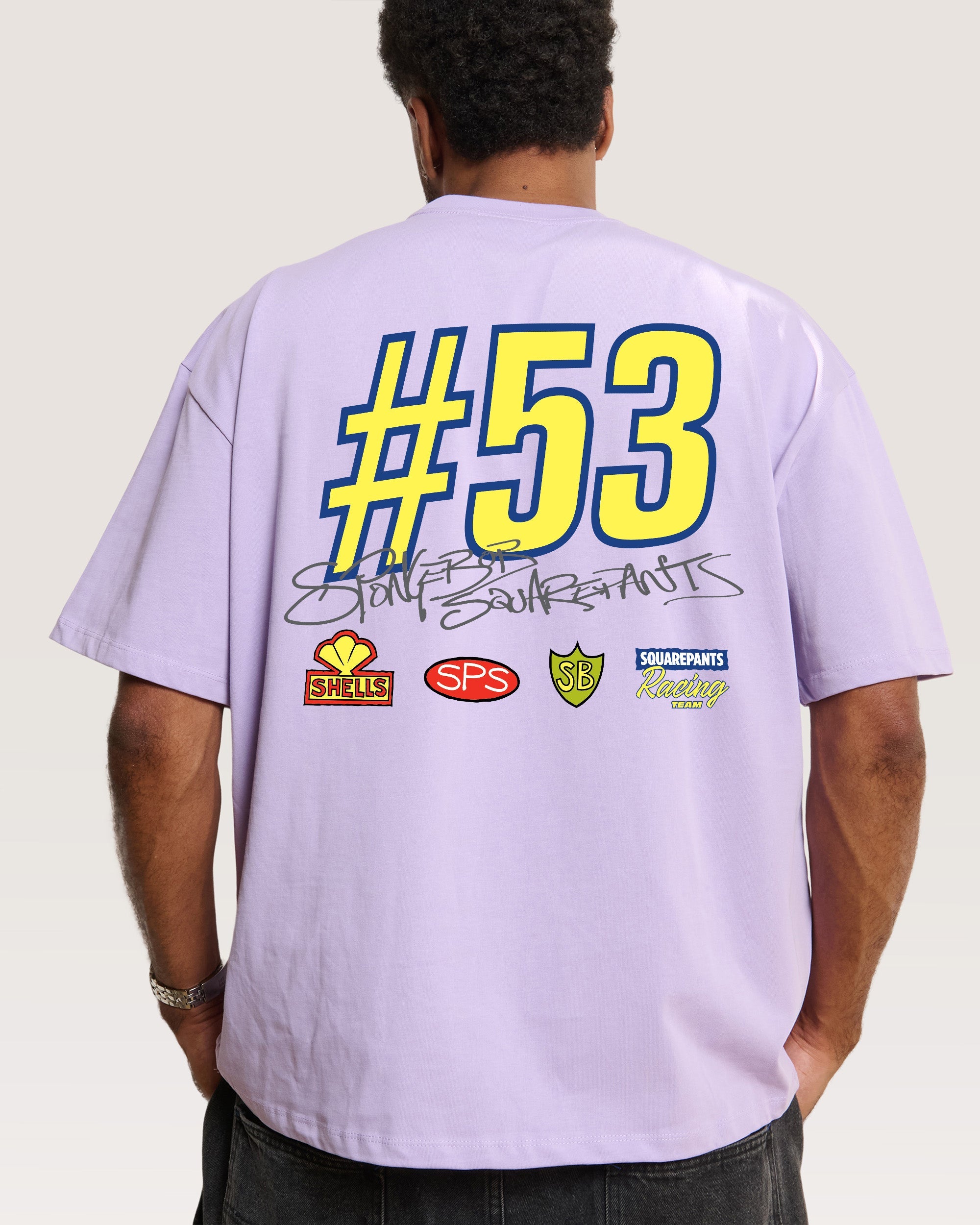 Spongebob Racing Oversized Tee