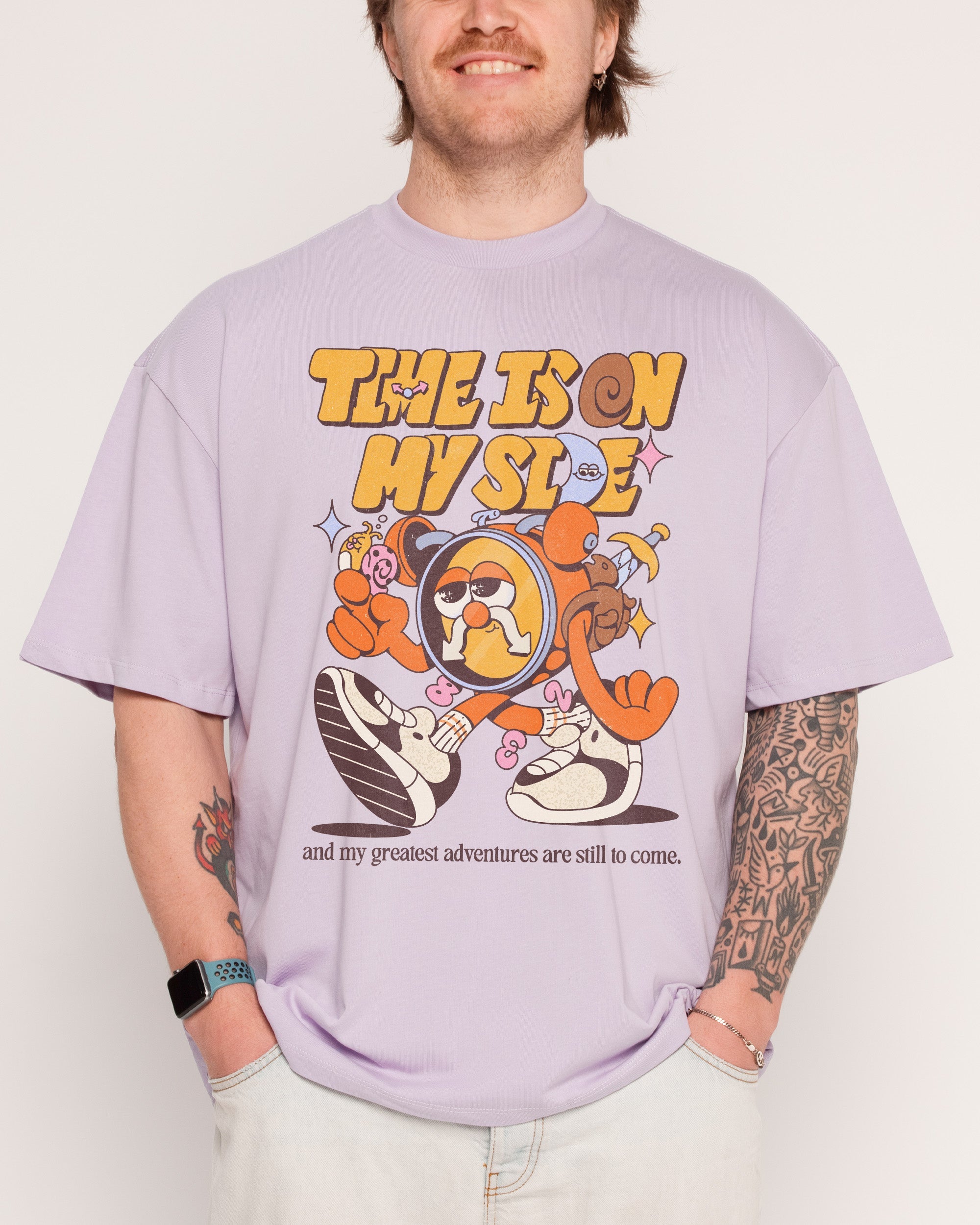 Time is on My Side Oversized Tee