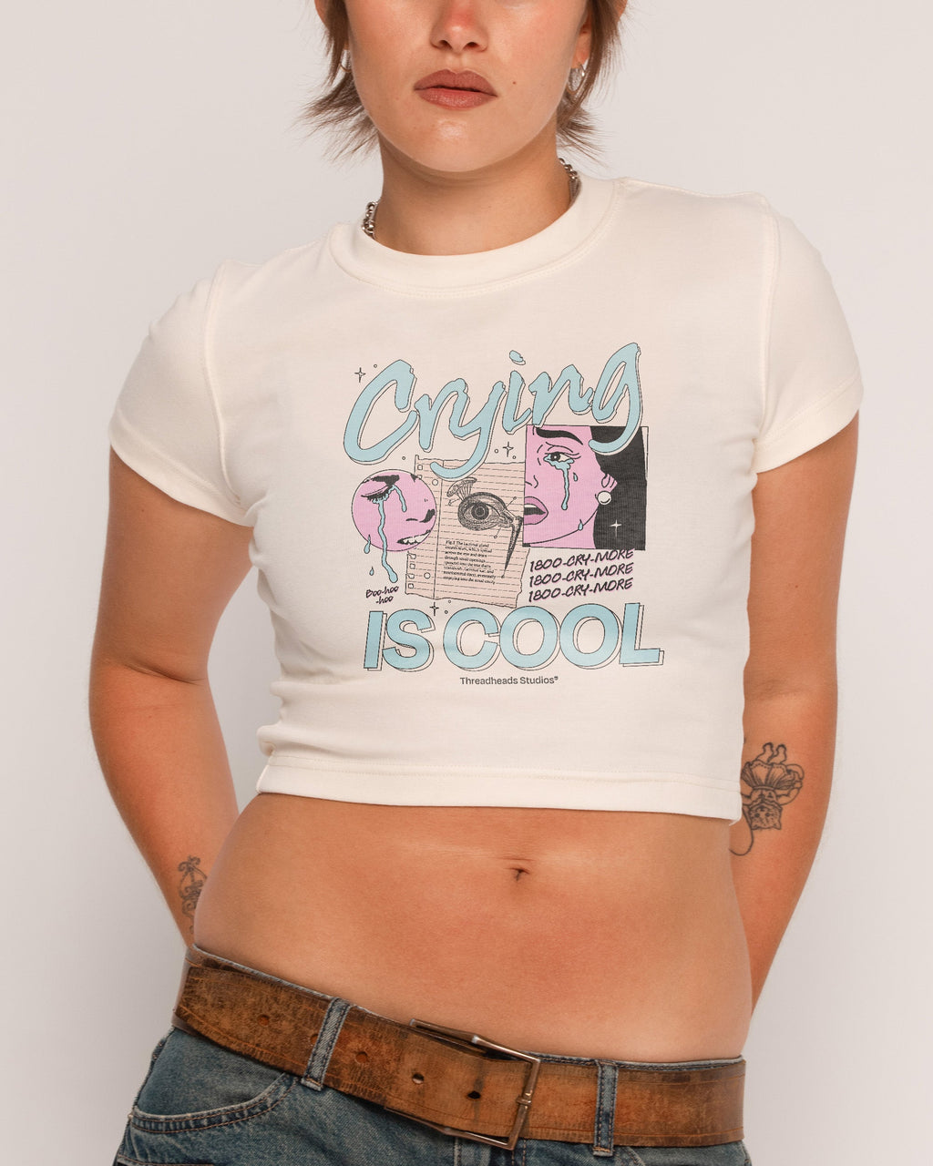 Crying is Cool Baby Tee