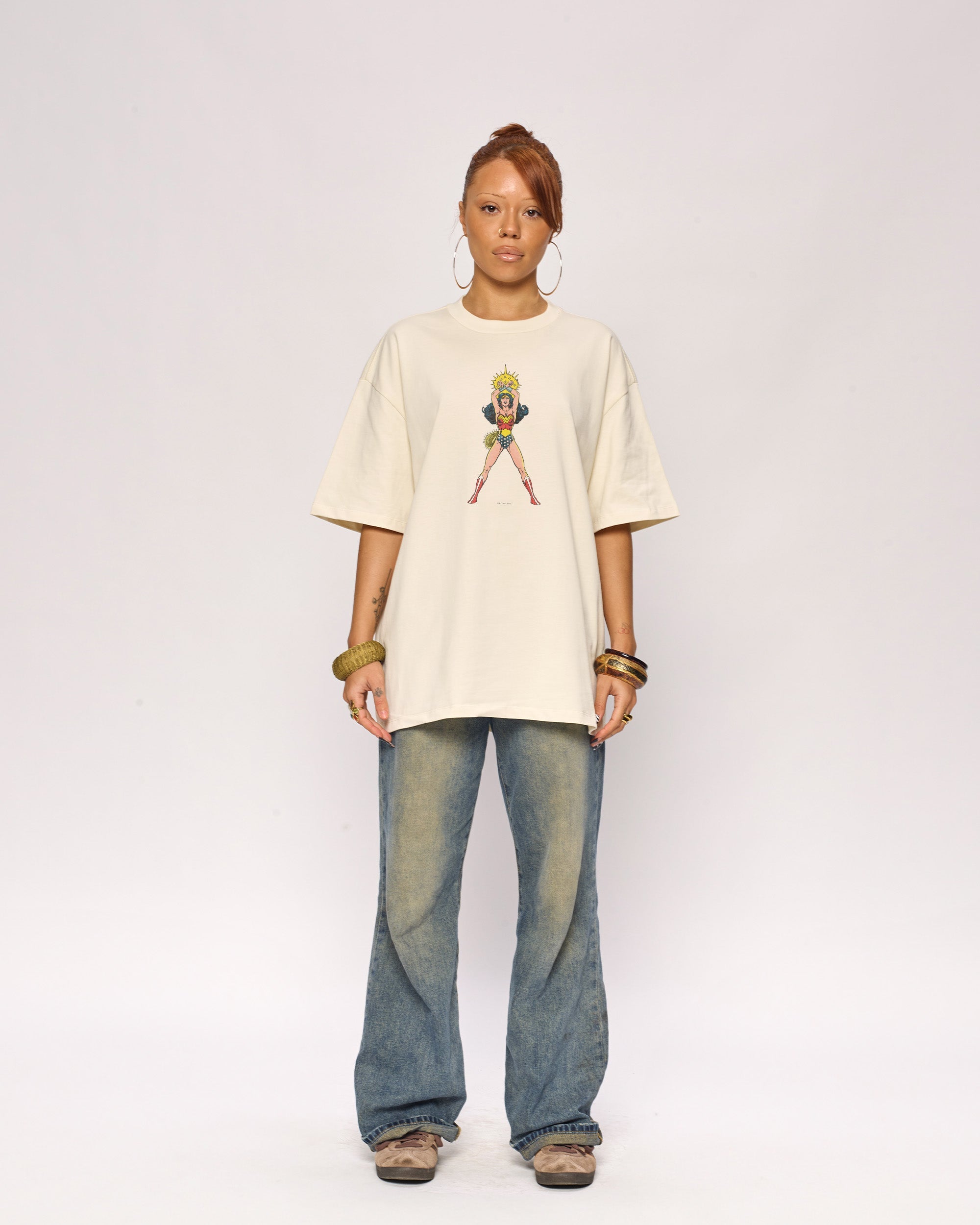 Wonder Woman Power Surge Oversized Tee