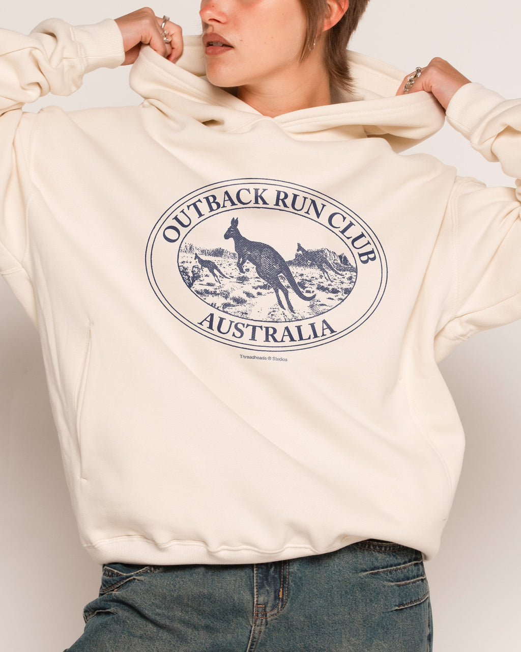 Kangaroo Outback Run Club Hoodie
