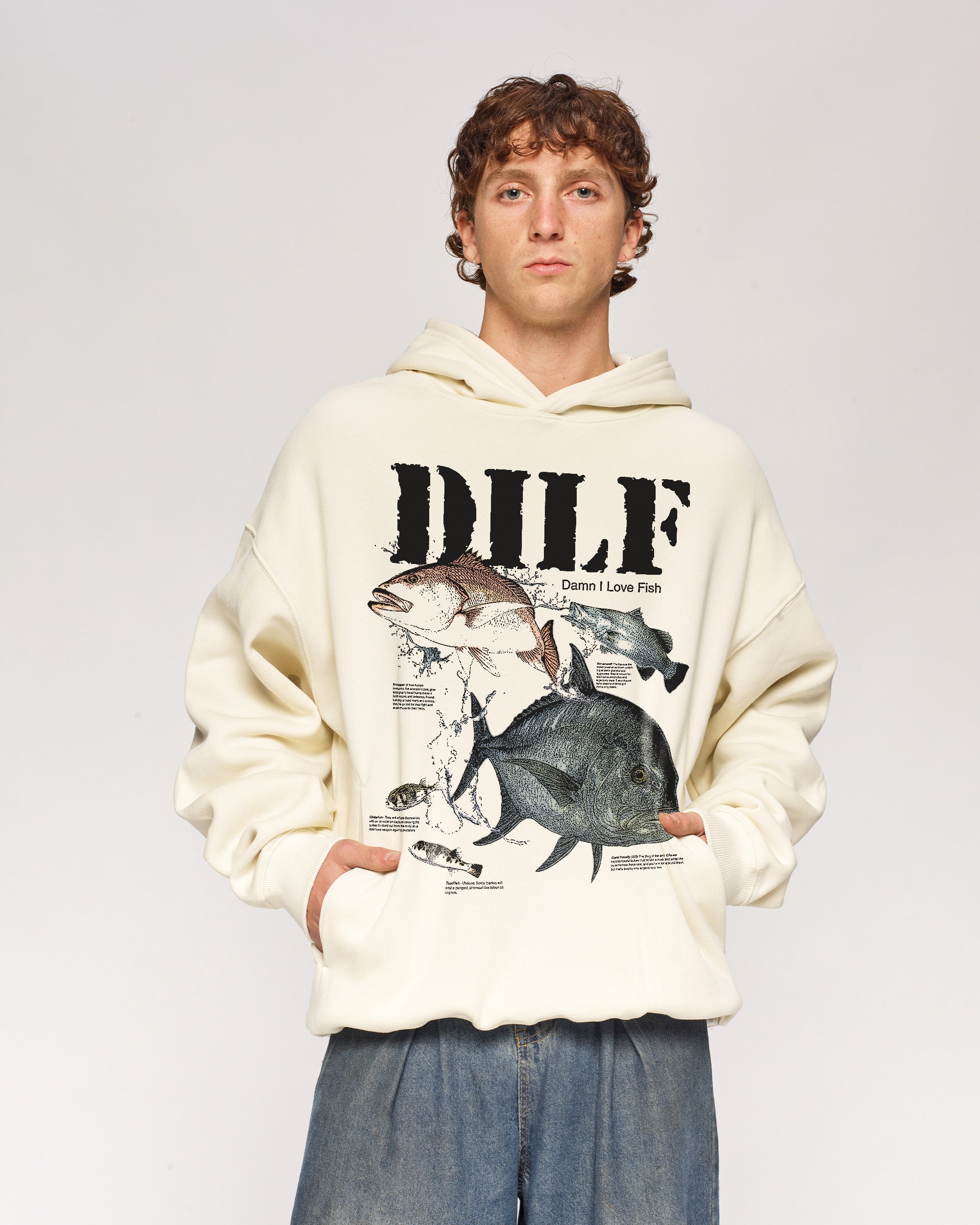 Damn I Love Fish Hoodie