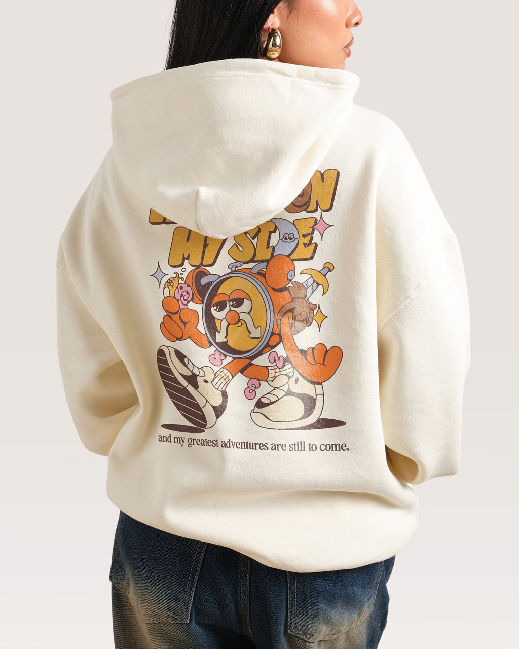 Time is on My Side Front and Back Hoodie