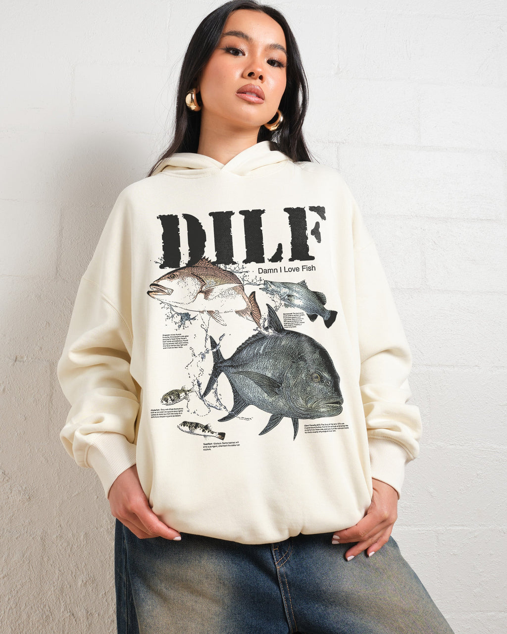 Damn I Love Fish Hoodie