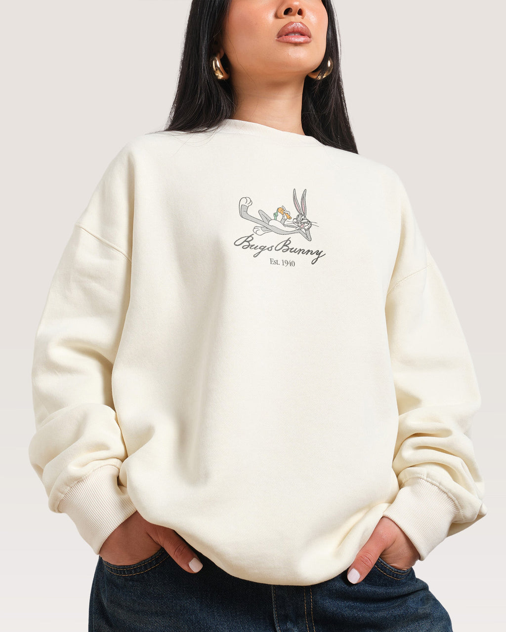 Bugs Bunny Book Crash Sweatshirt