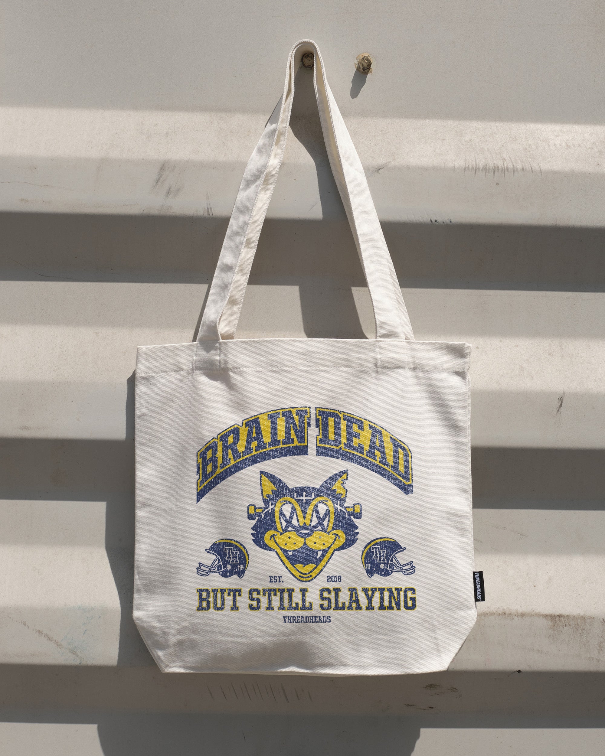 Brain Dead Cat Tote Bag