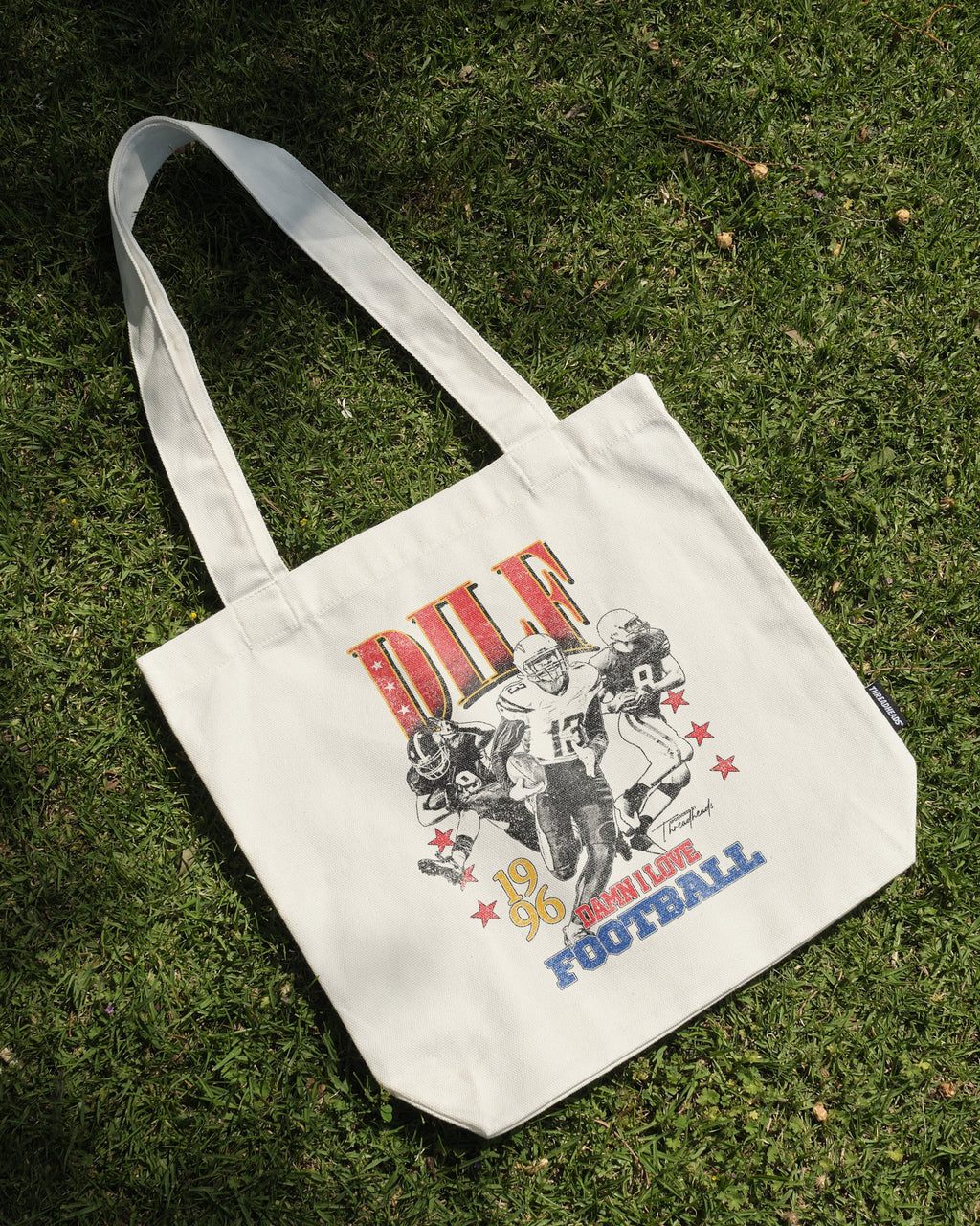 Damn I Love Football Tote Bag