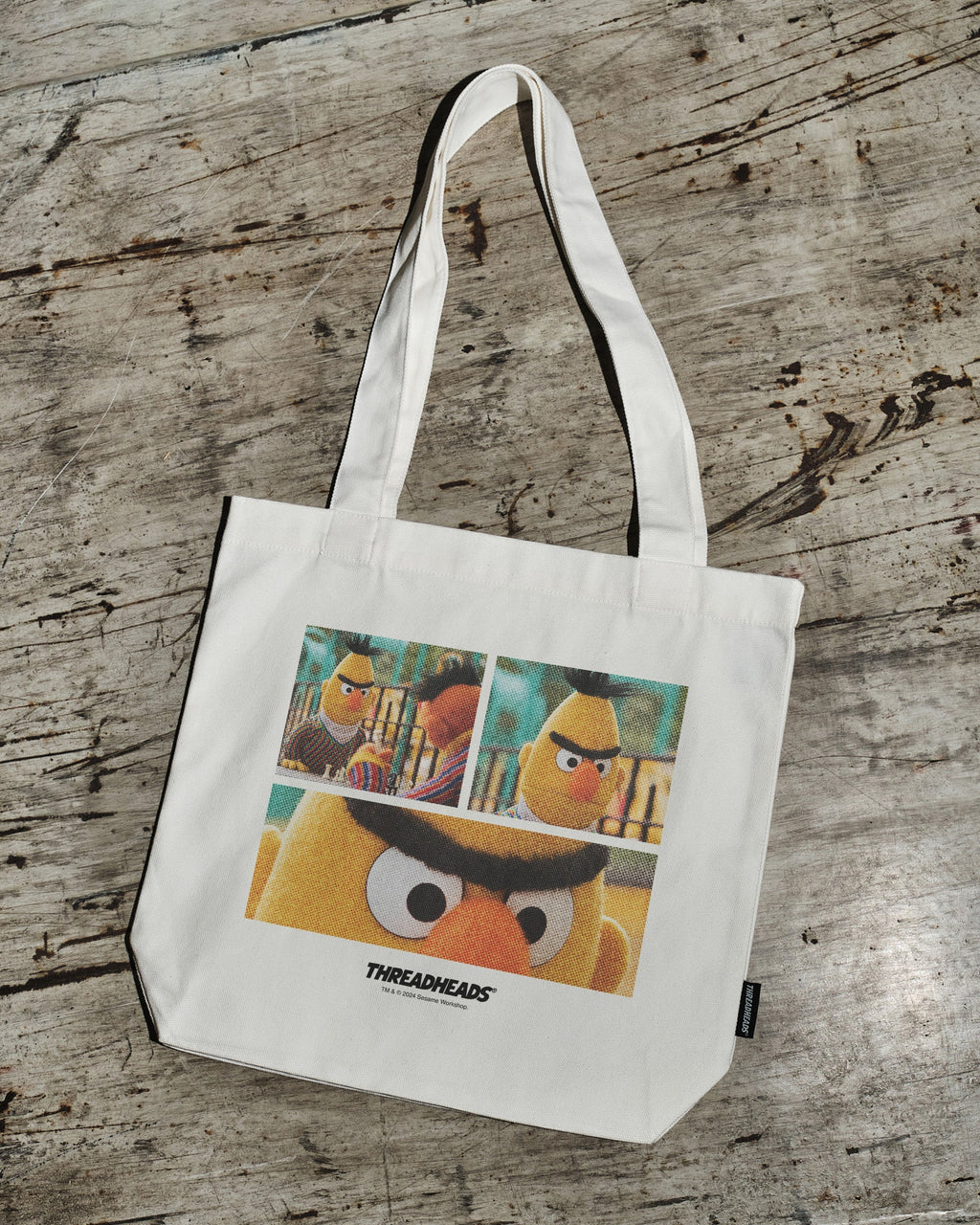 Angry Bert Tote Bag