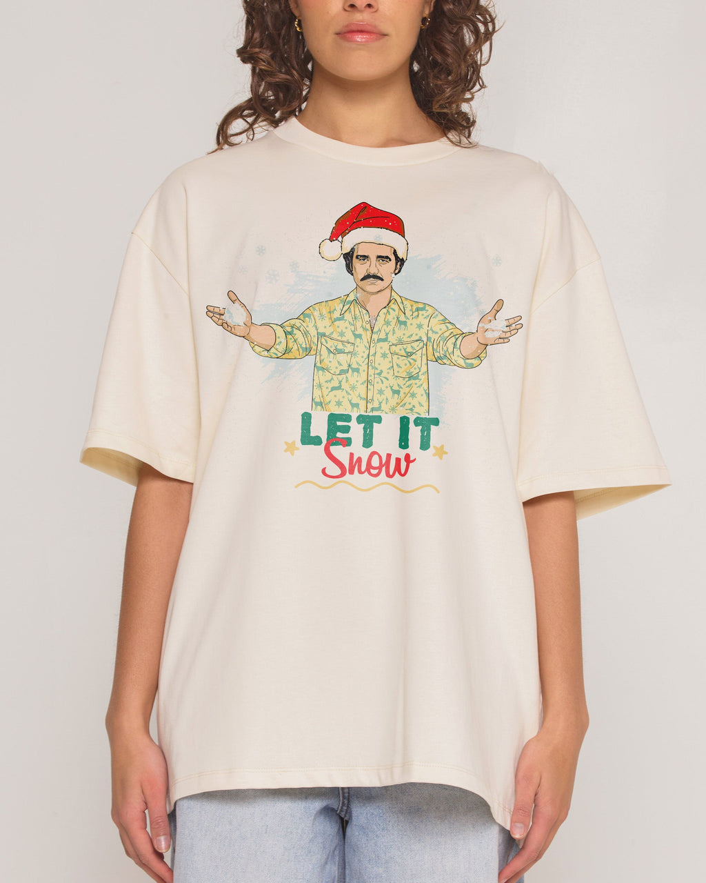 Let it Snow Oversized Tee