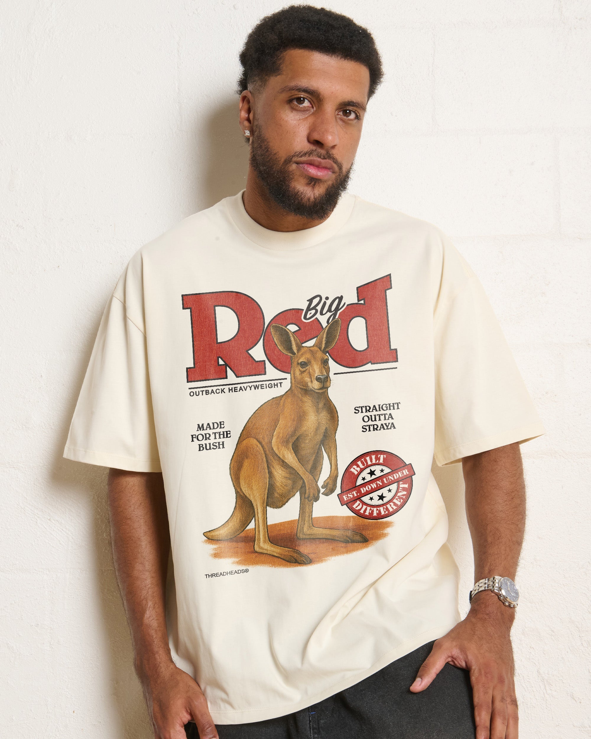 Big Red Outback Heavyweight Oversized Tee