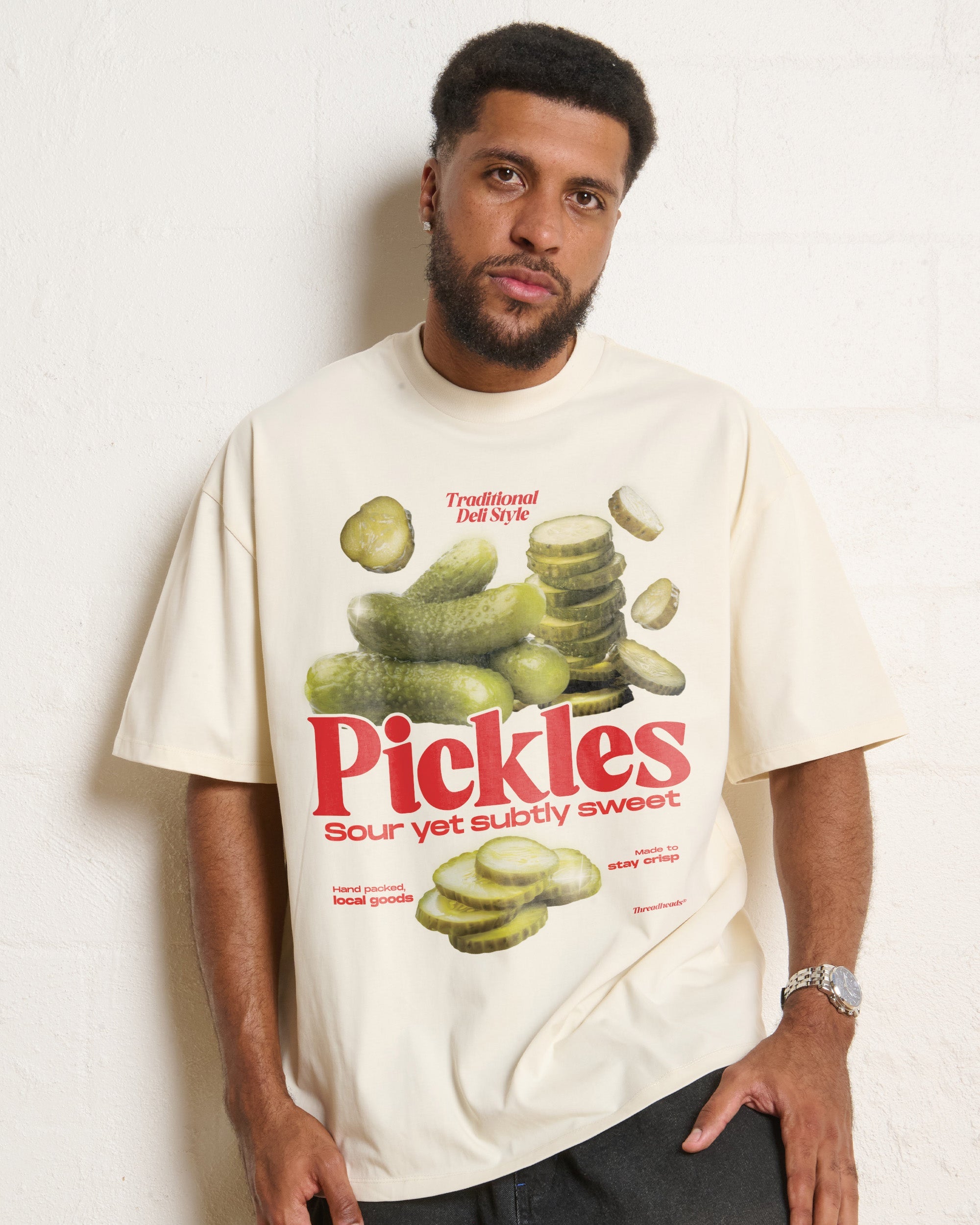 Sour Yet Sweet Pickles Oversized Tee