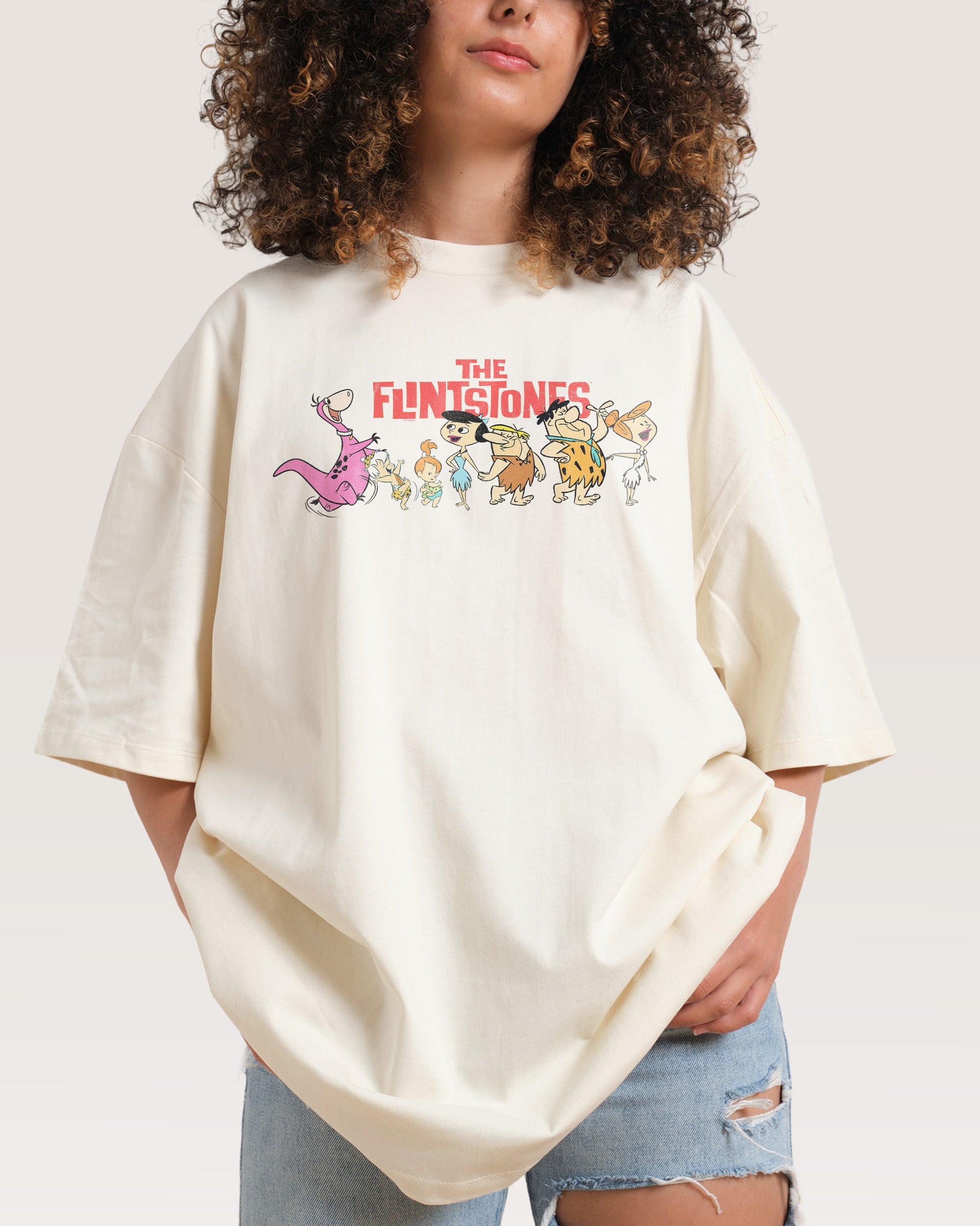 We're The Flintstones Oversized Tee