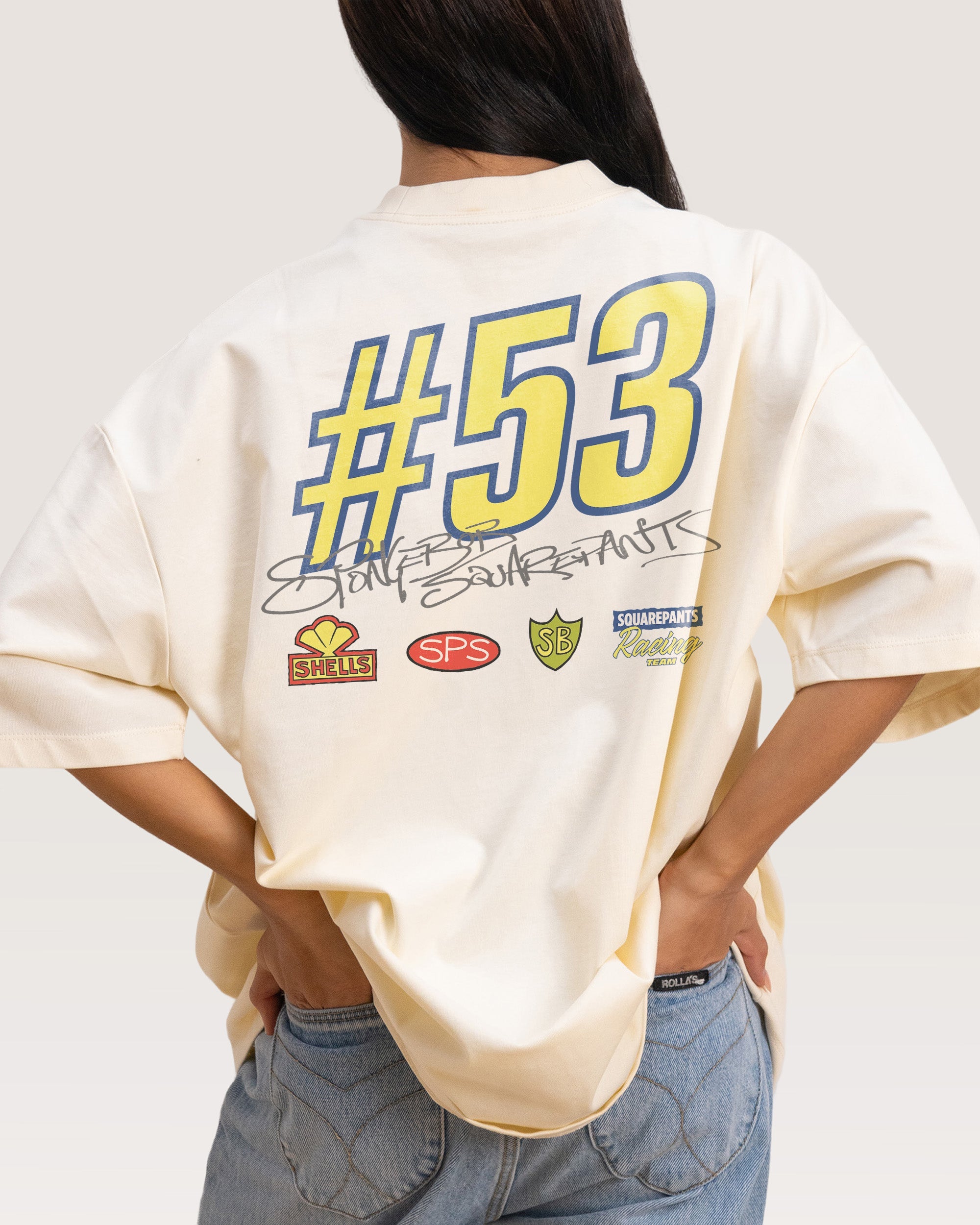 Spongebob Racing Oversized Tee