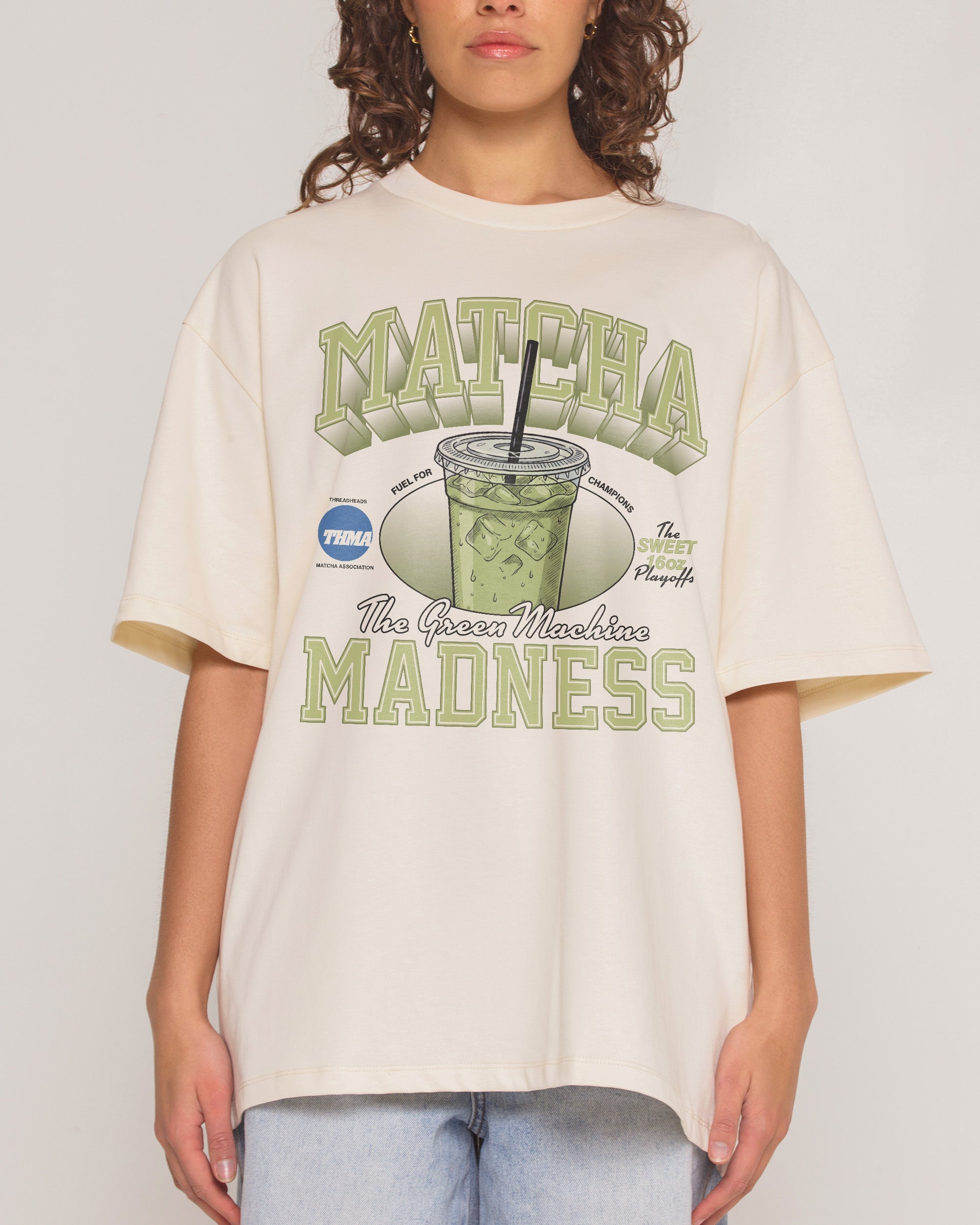 Matcha Madness Oversized Tee