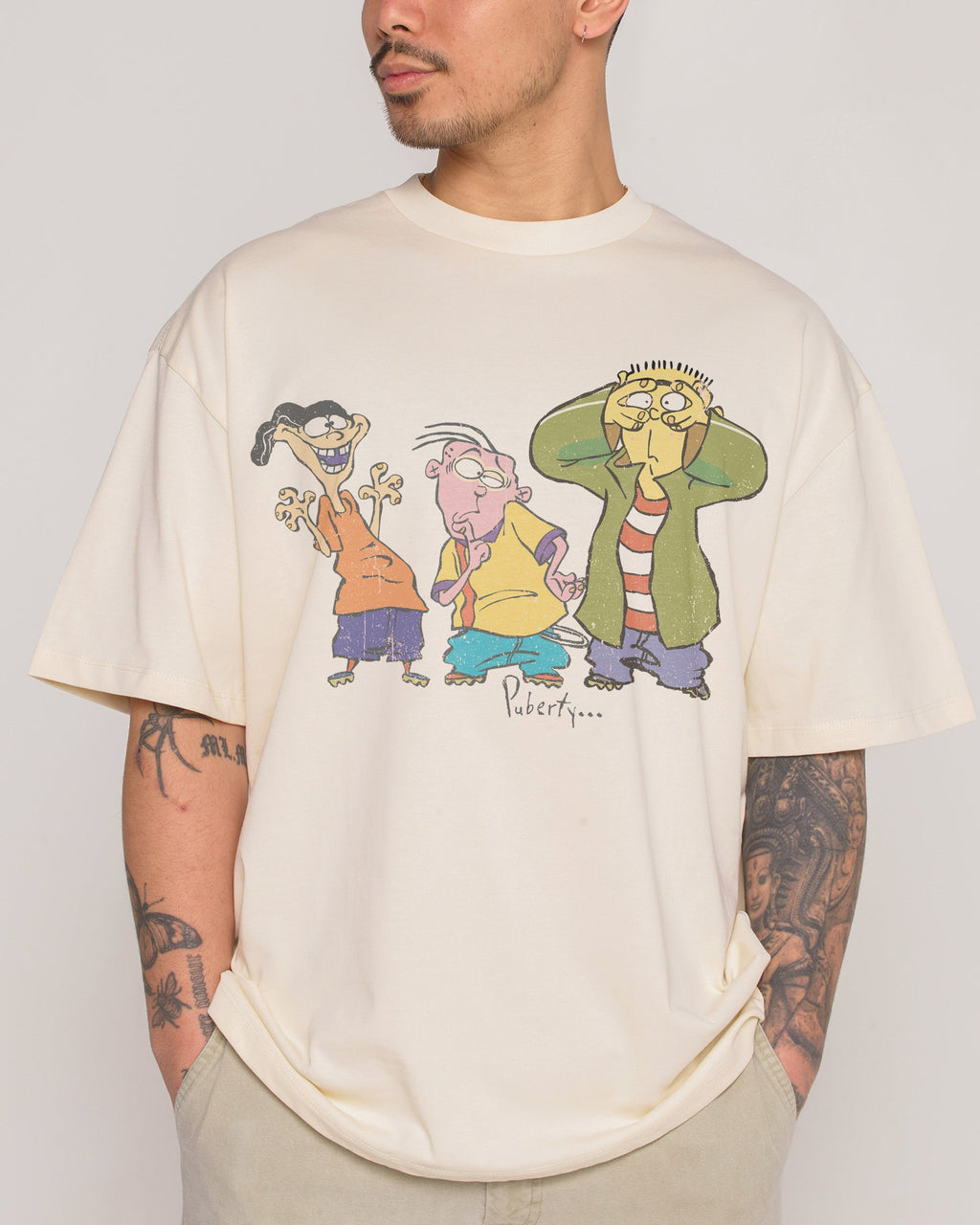 Puberty is Unforgiving Oversized Tee