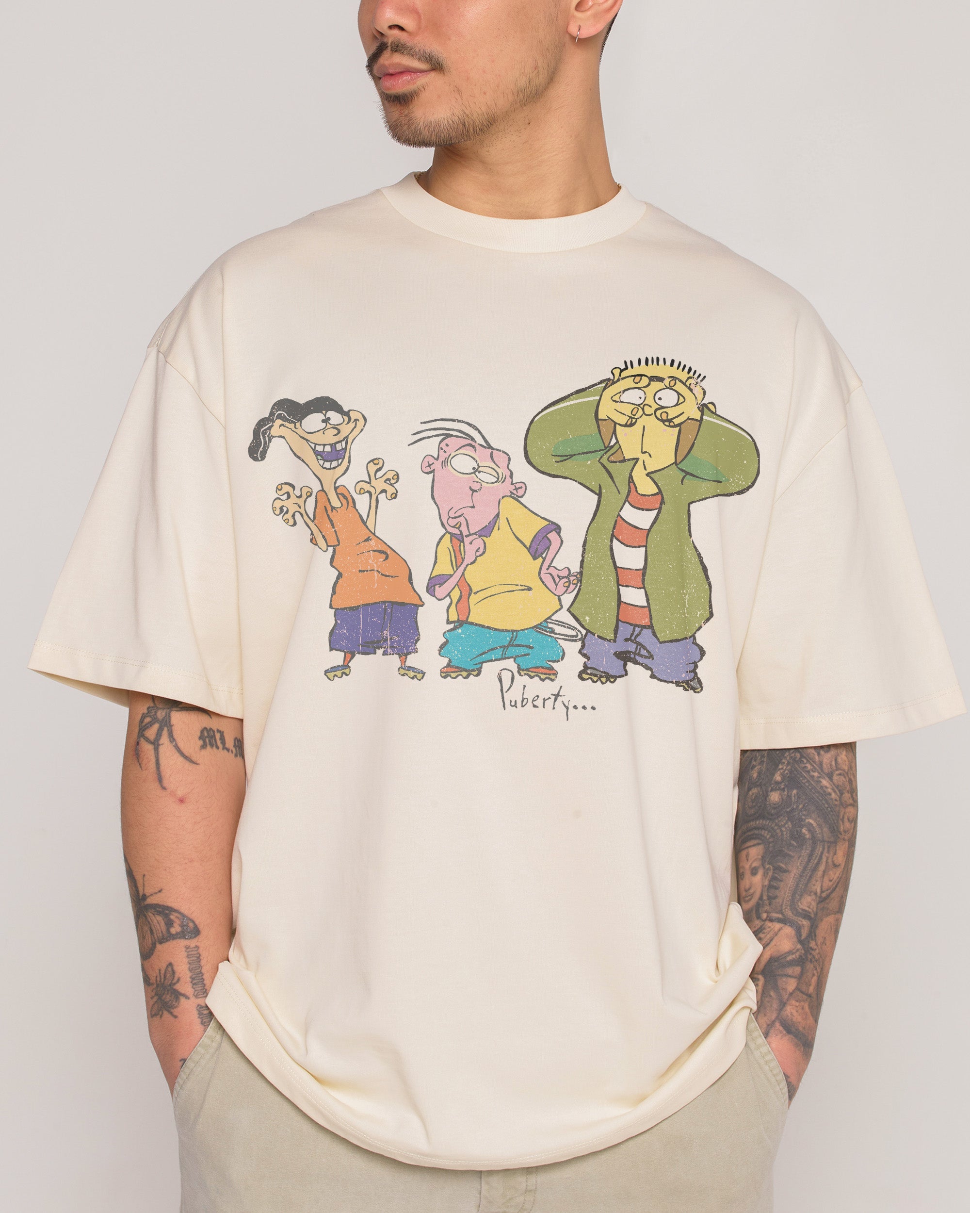 Puberty is Unforgiving Oversized Tee