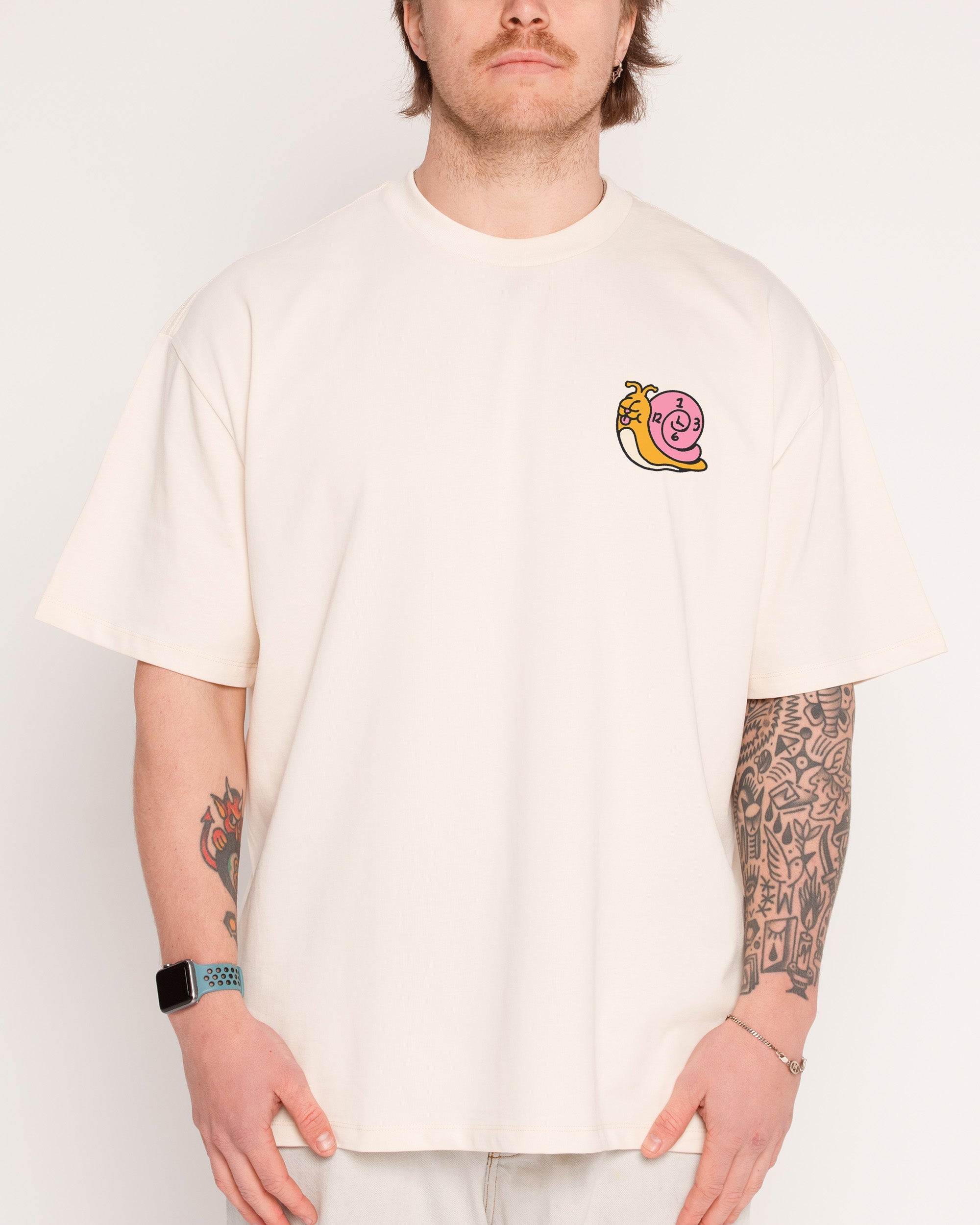 Time is on My Side Front and Back Oversized Tee