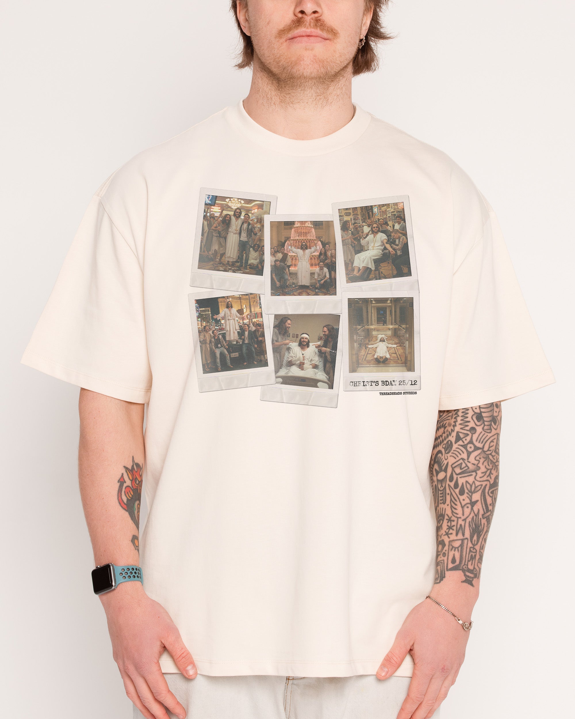 Christ's Bday Bender Oversized Tee