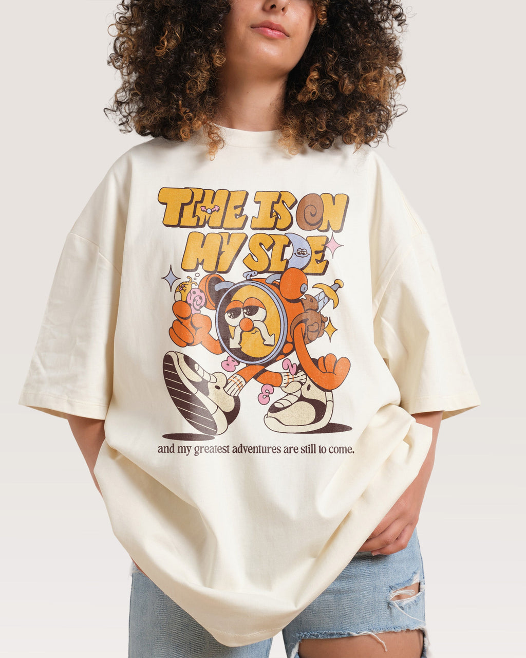 Time is on My Side Oversized Tee