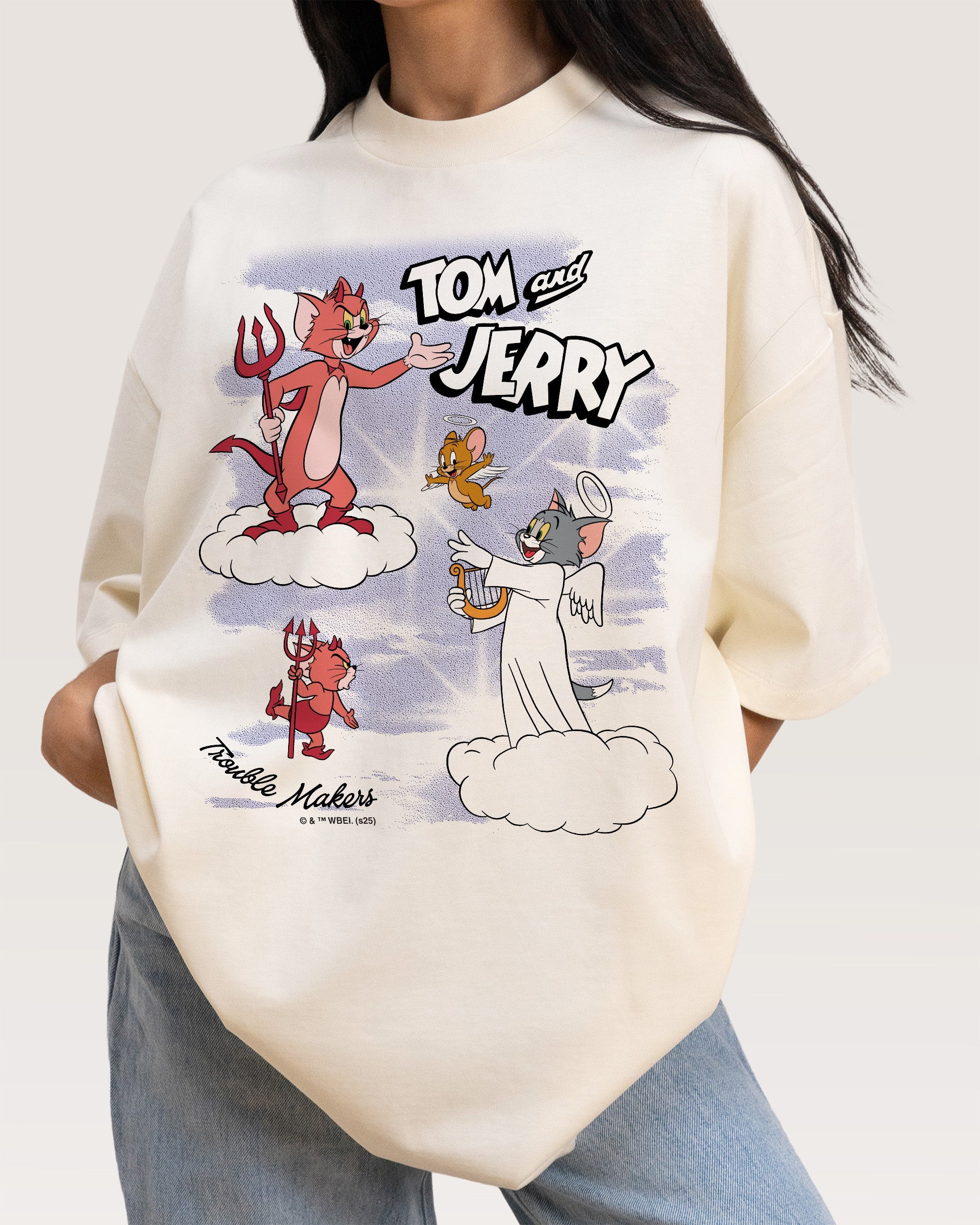 Heaven and Hell Oversized Tee