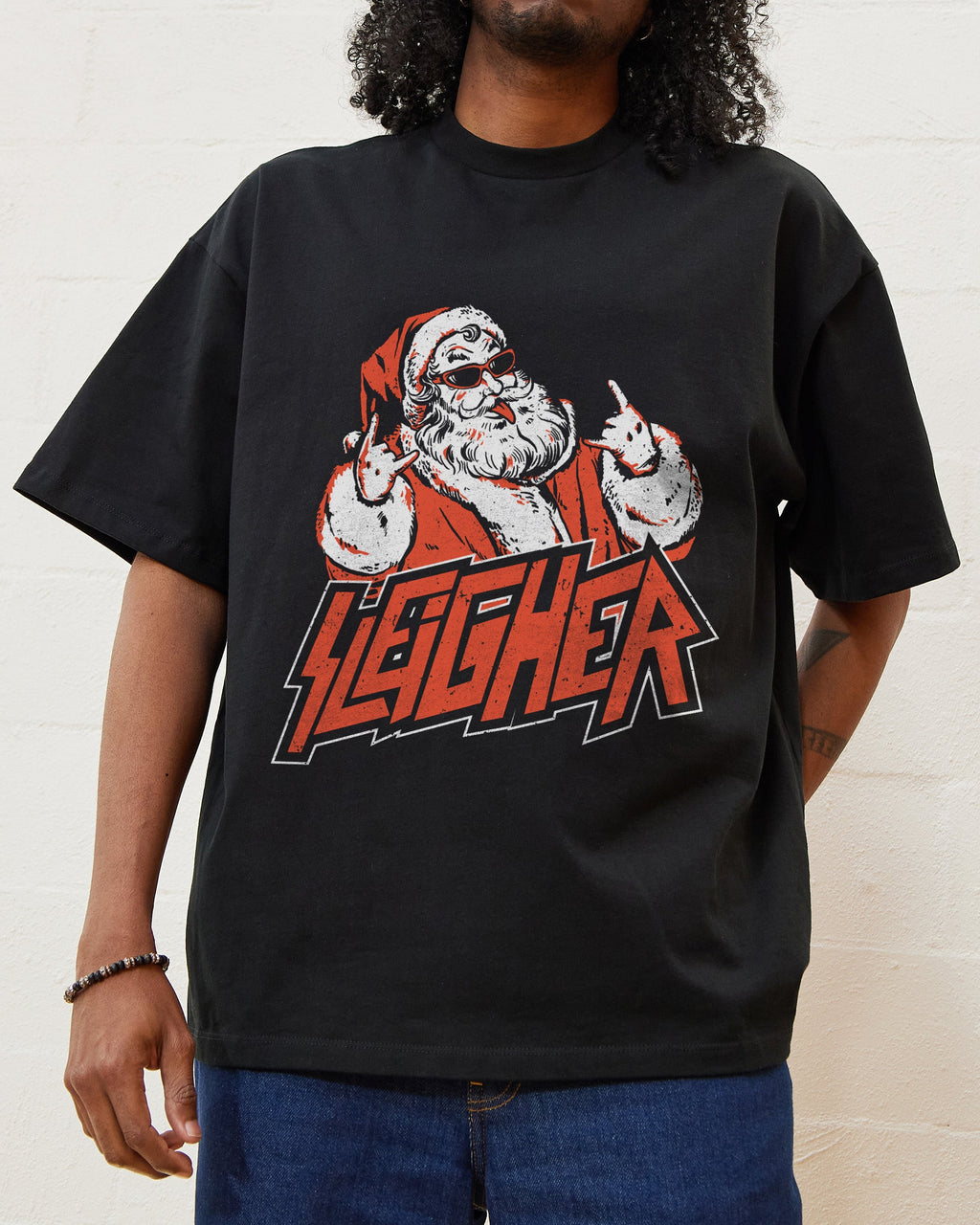 Santa Sleigher Oversized Tee