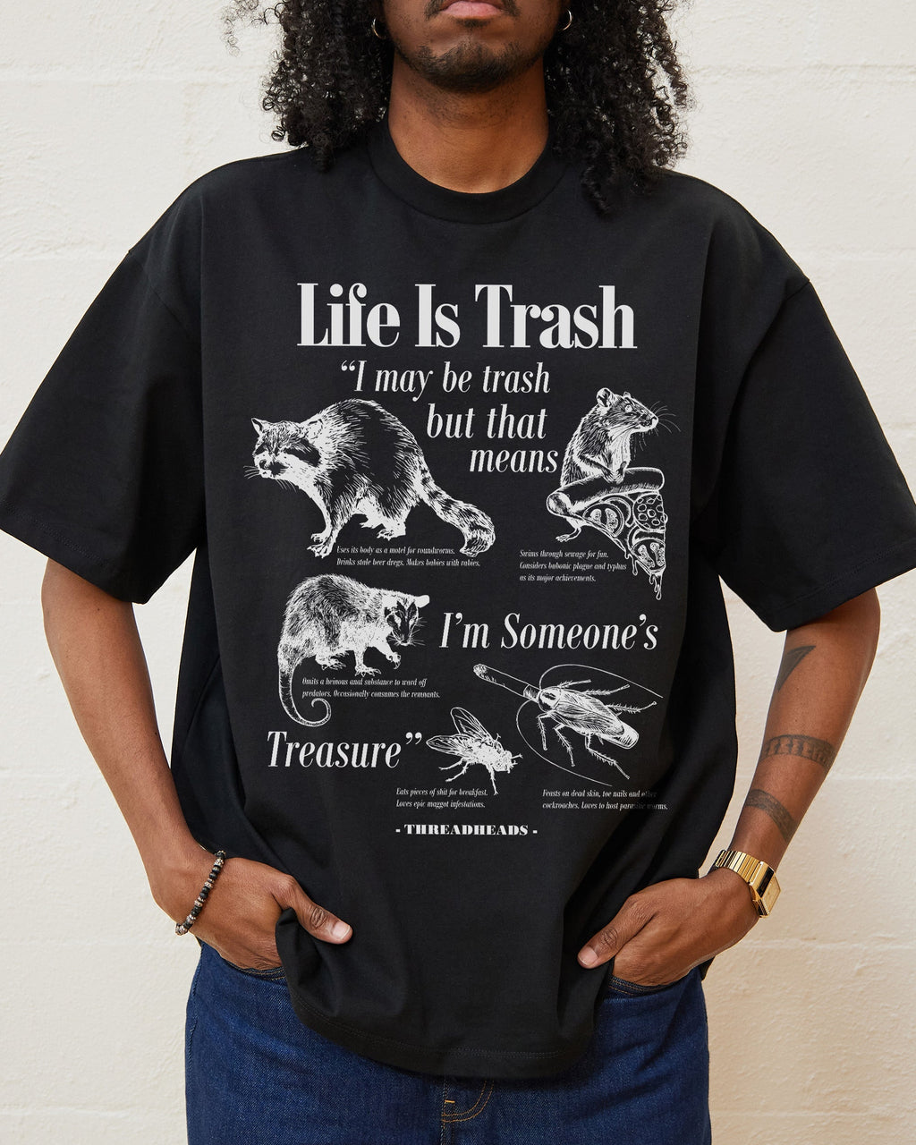 Life Is Trash Oversized Tee