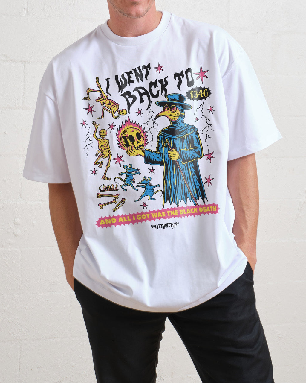 Black Death Oversized Tee