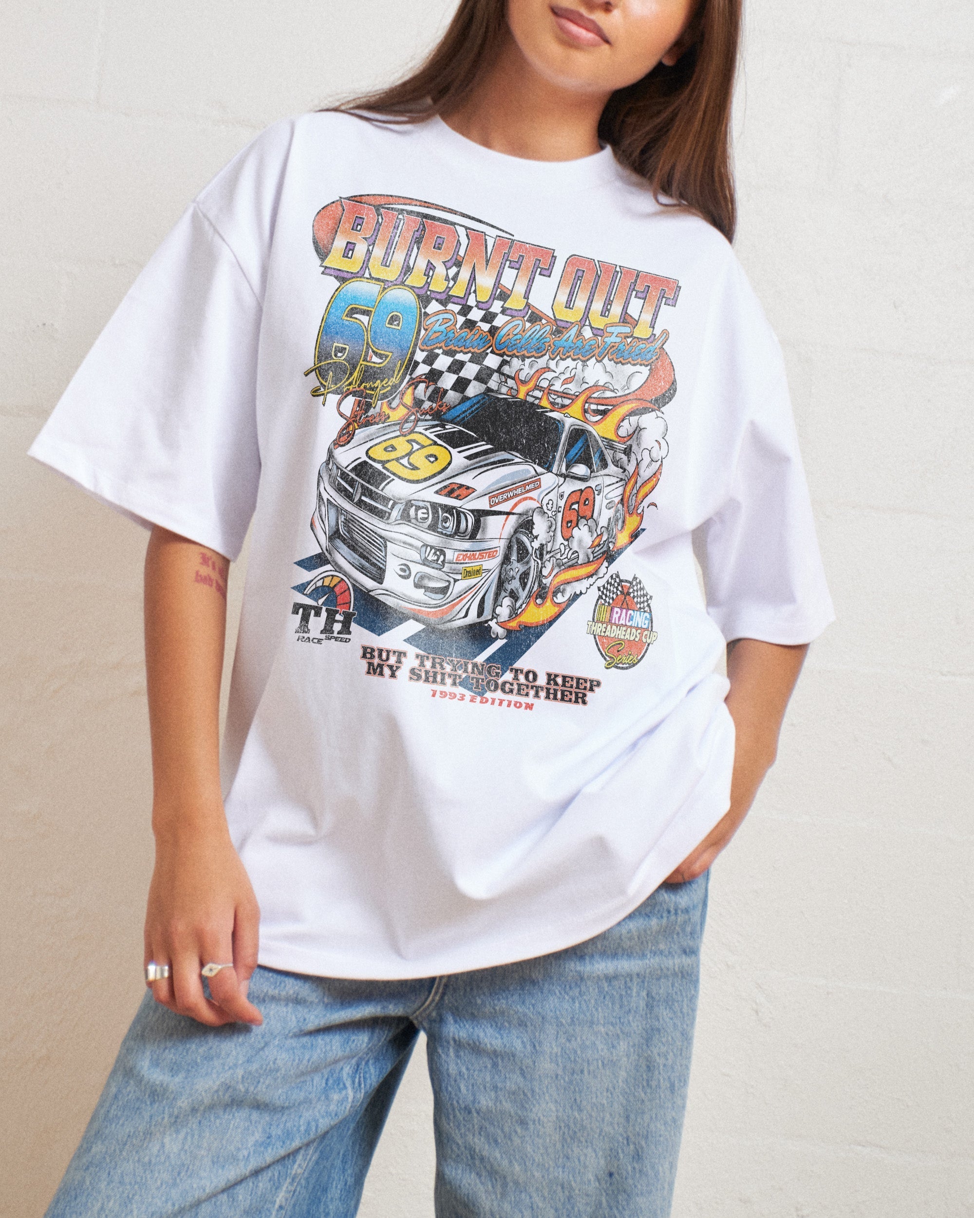 Burnt Out Oversized Tee