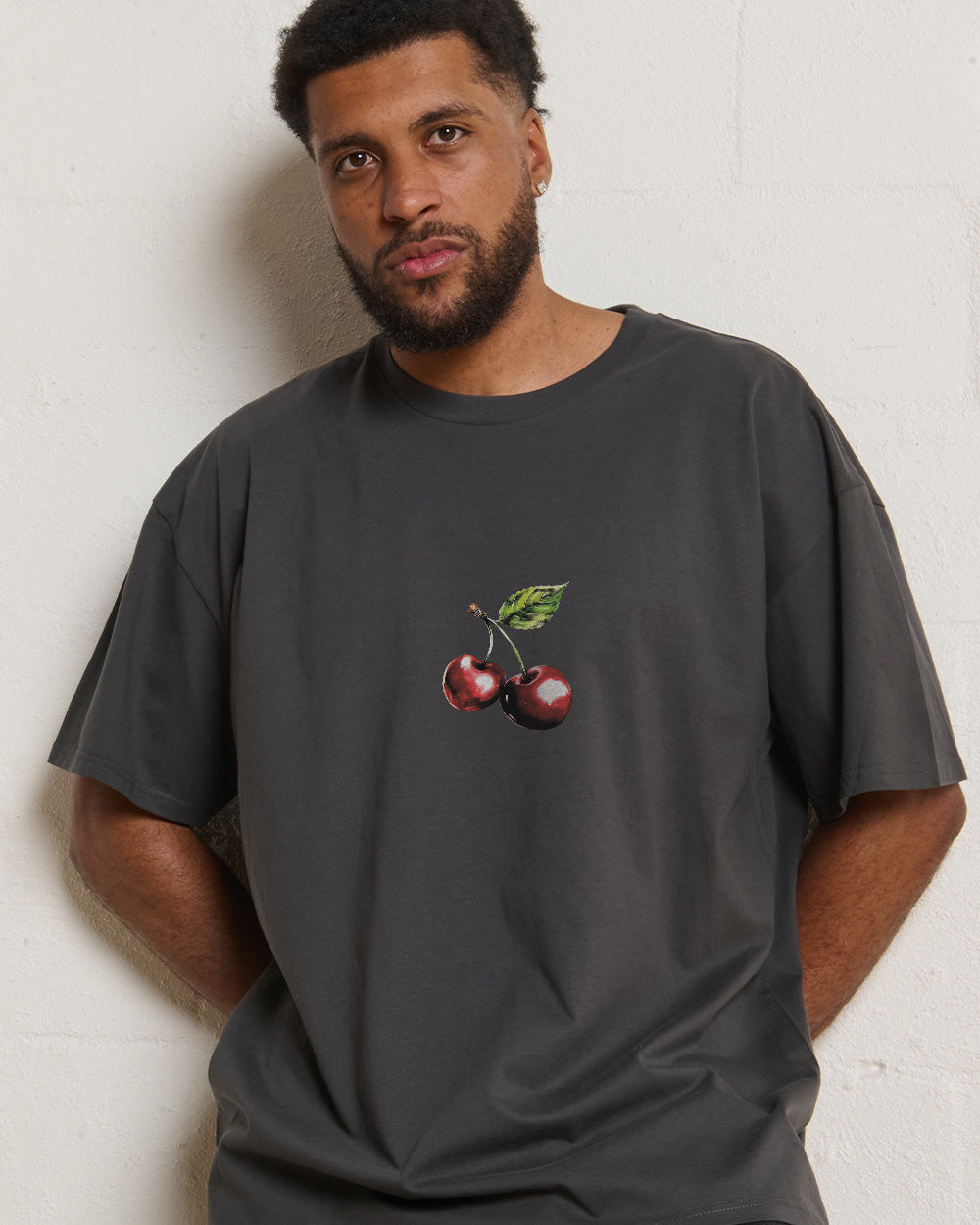 Cherry Drip Oversized Tee