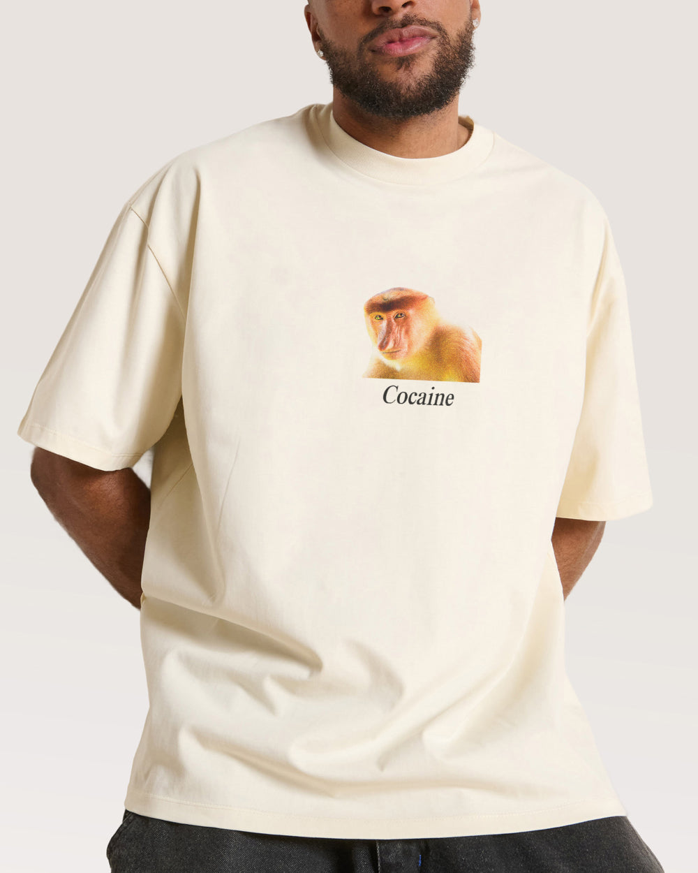 Cocaine Monkey Oversized Tee