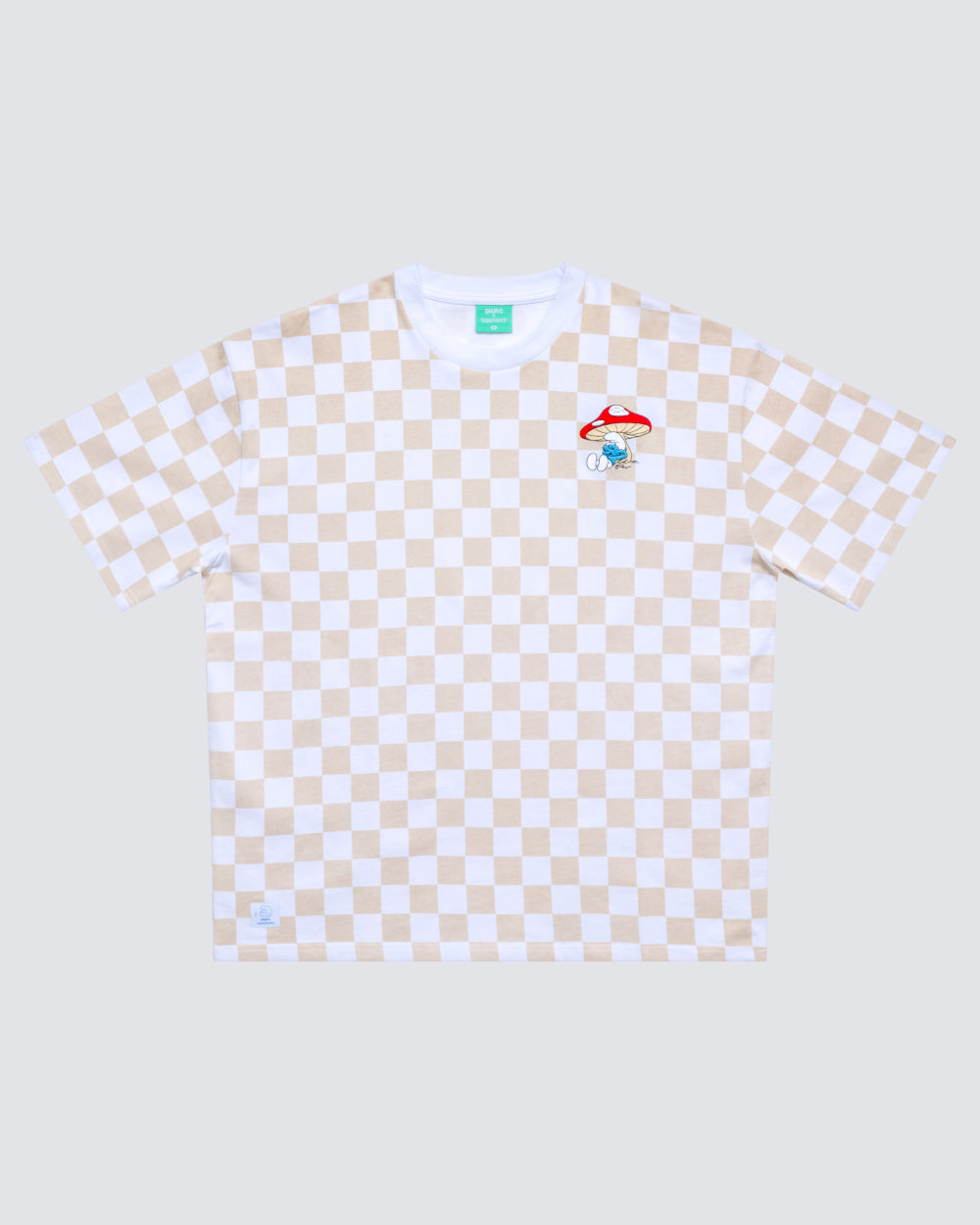 Smurf Check Oversized Tee