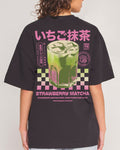 Strawberry Matcha Oversized Tee